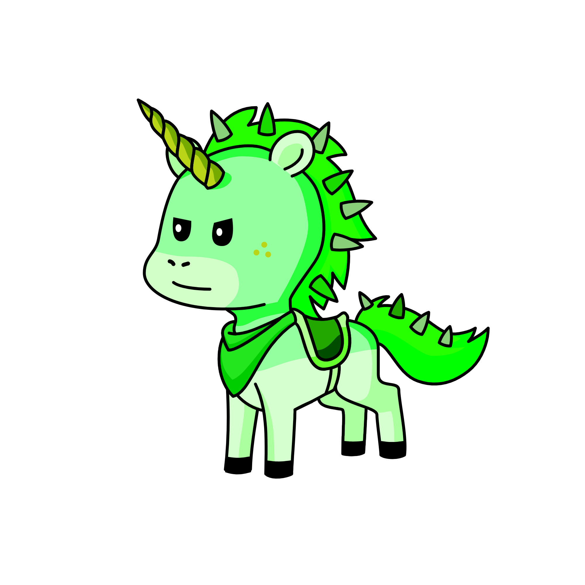 greencorn, the unicorn