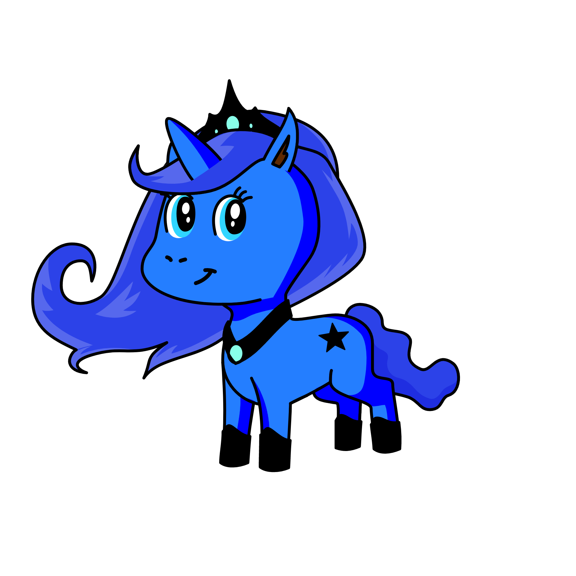 Luna, the unicorn