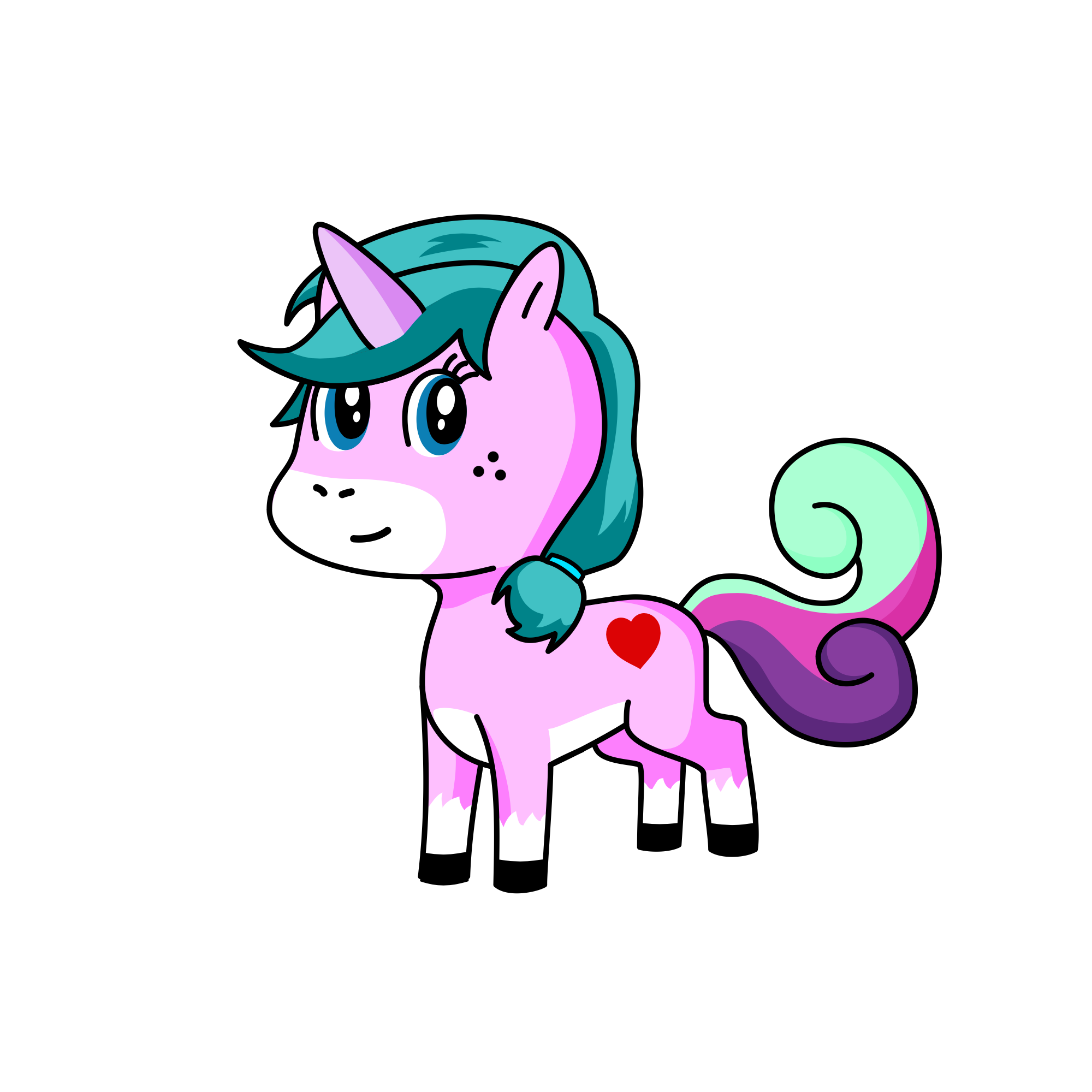 Sparkles , the unicorn