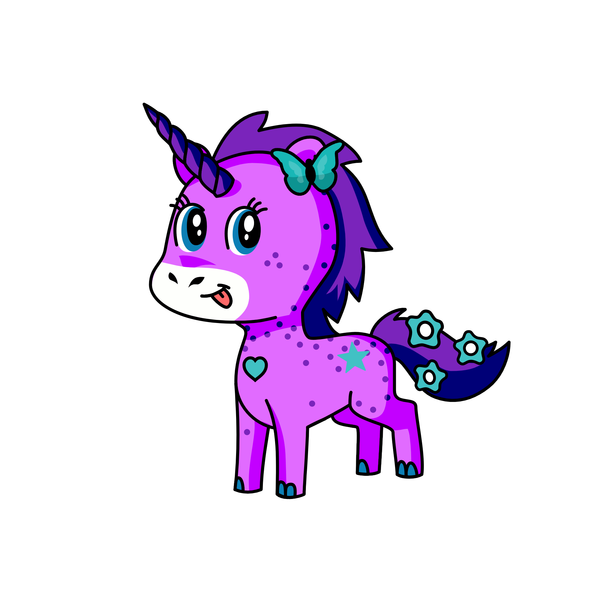 Heidicorn, the unicorn