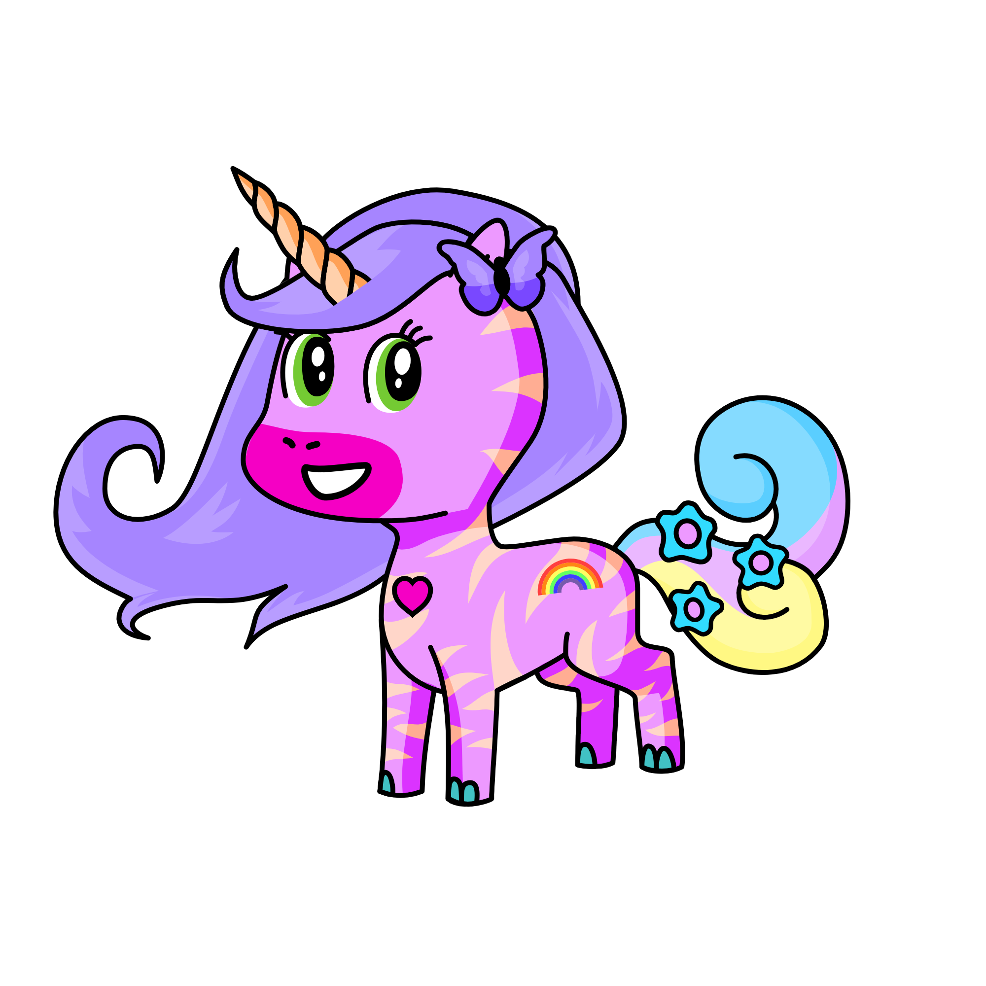 Rainbow Sparkles, the unicorn