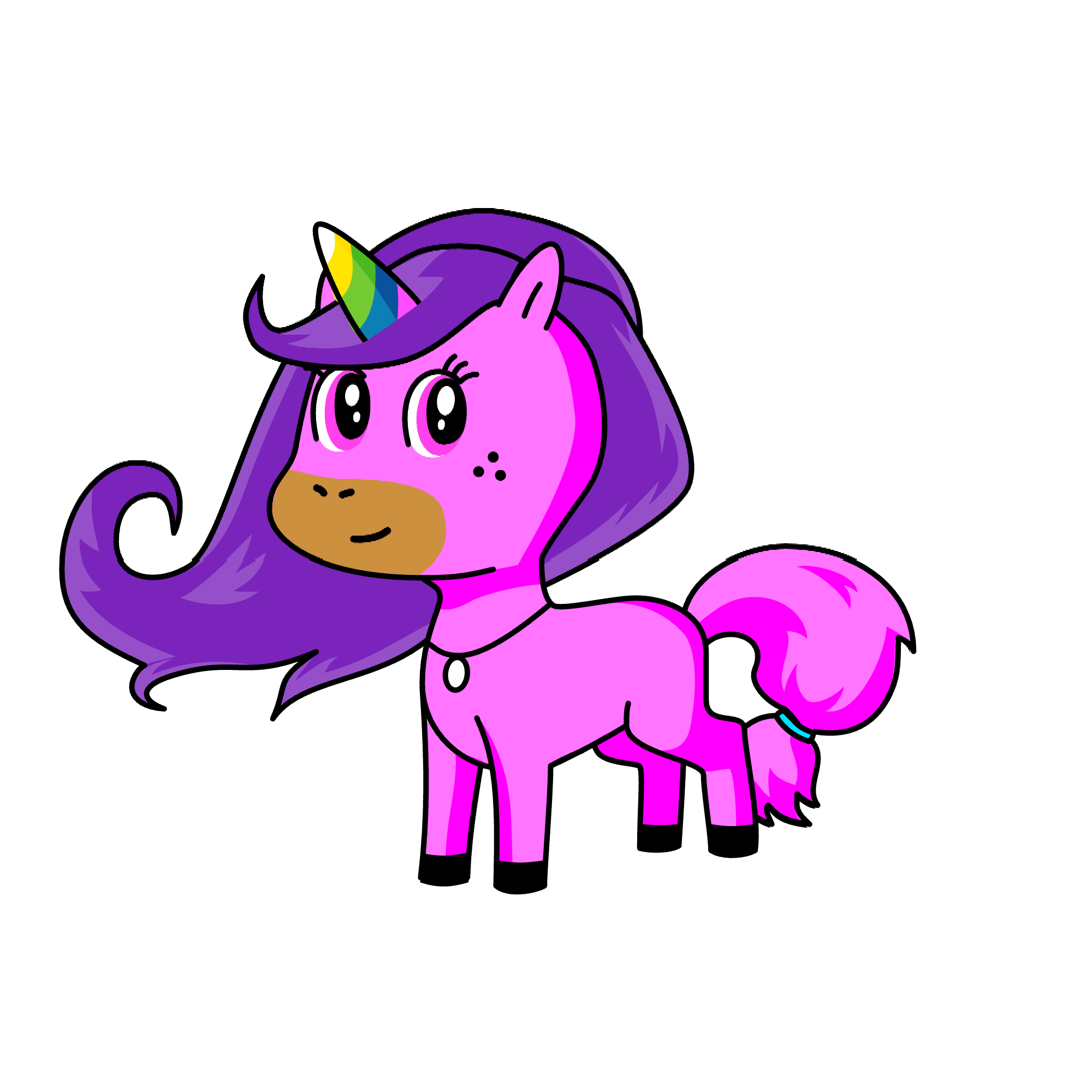 Candy, the unicorn
