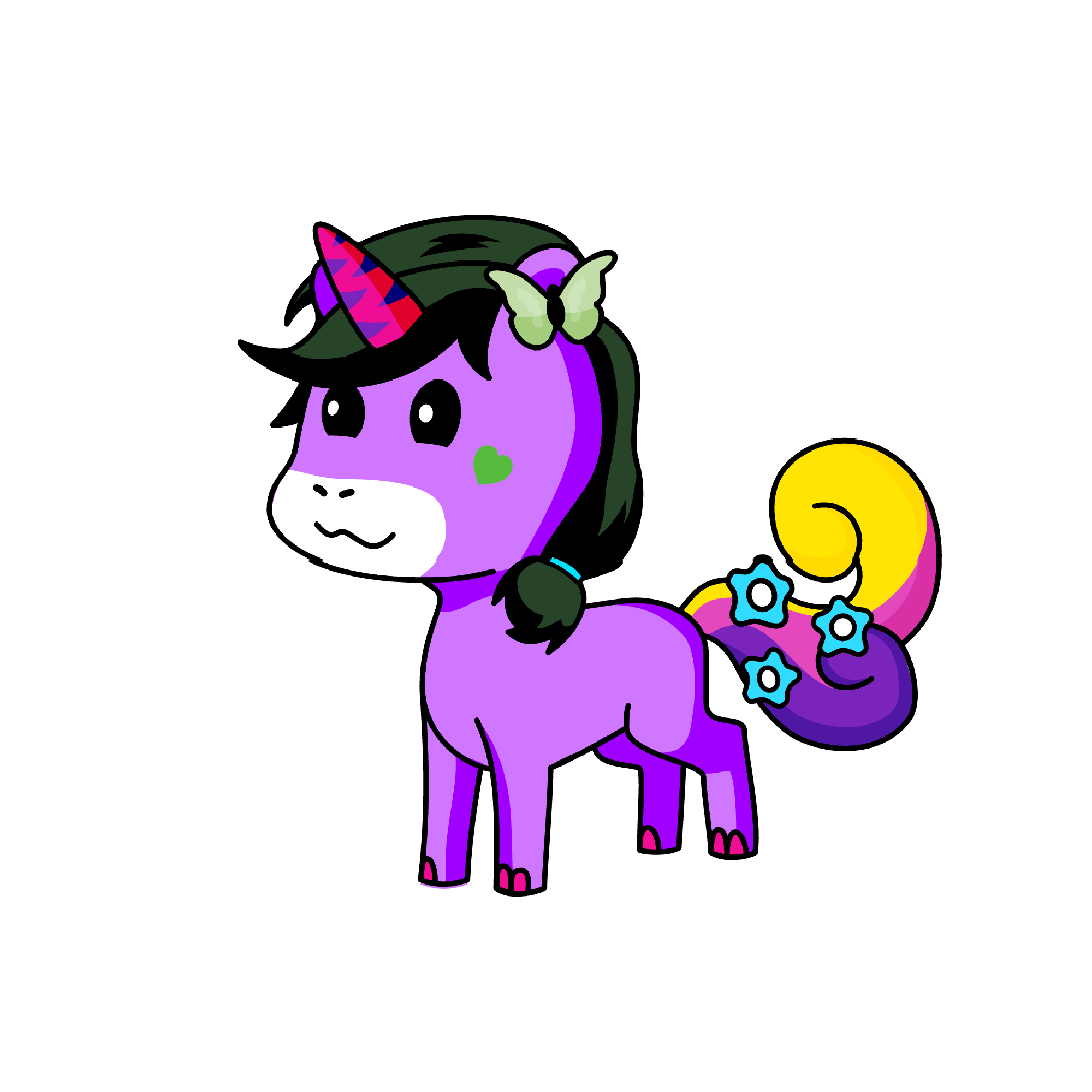 Pony, the unicorn