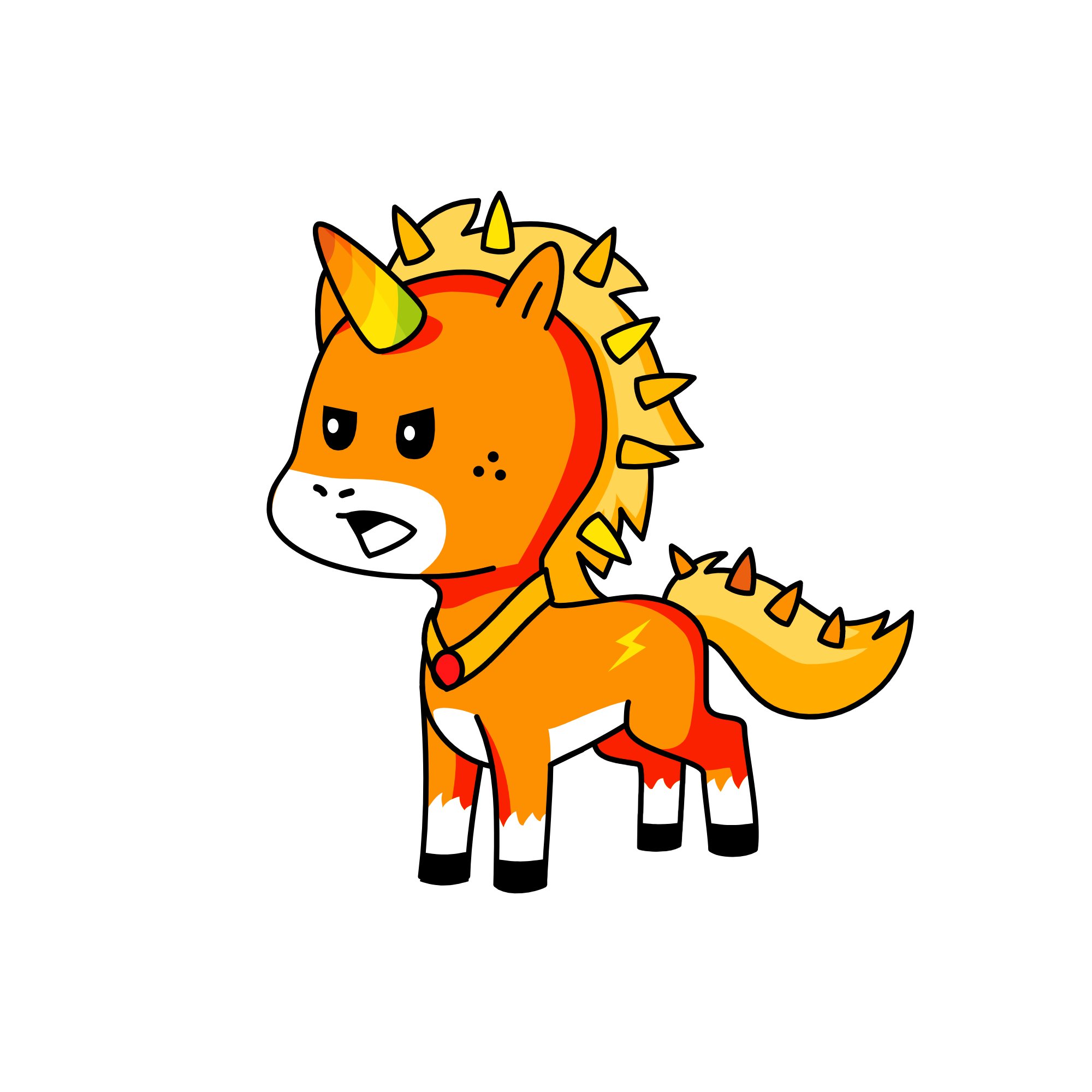 LavaHorn, the unicorn