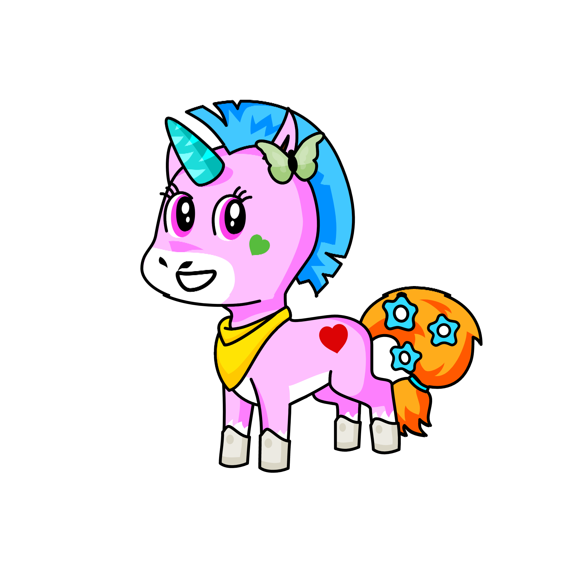 Tina, the unicorn