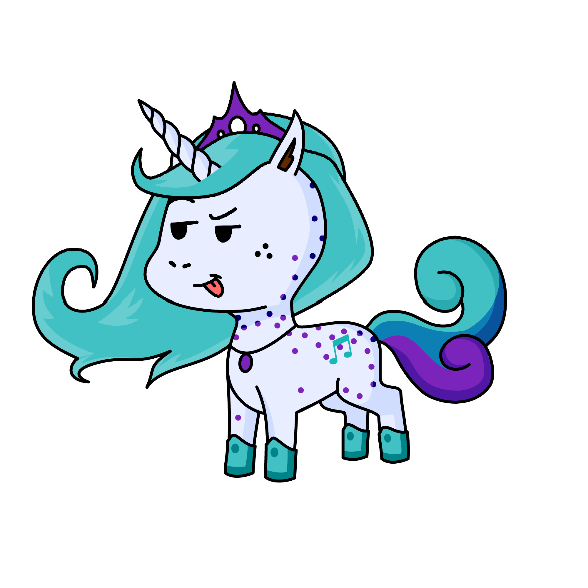 Silver Storm, the unicorn
