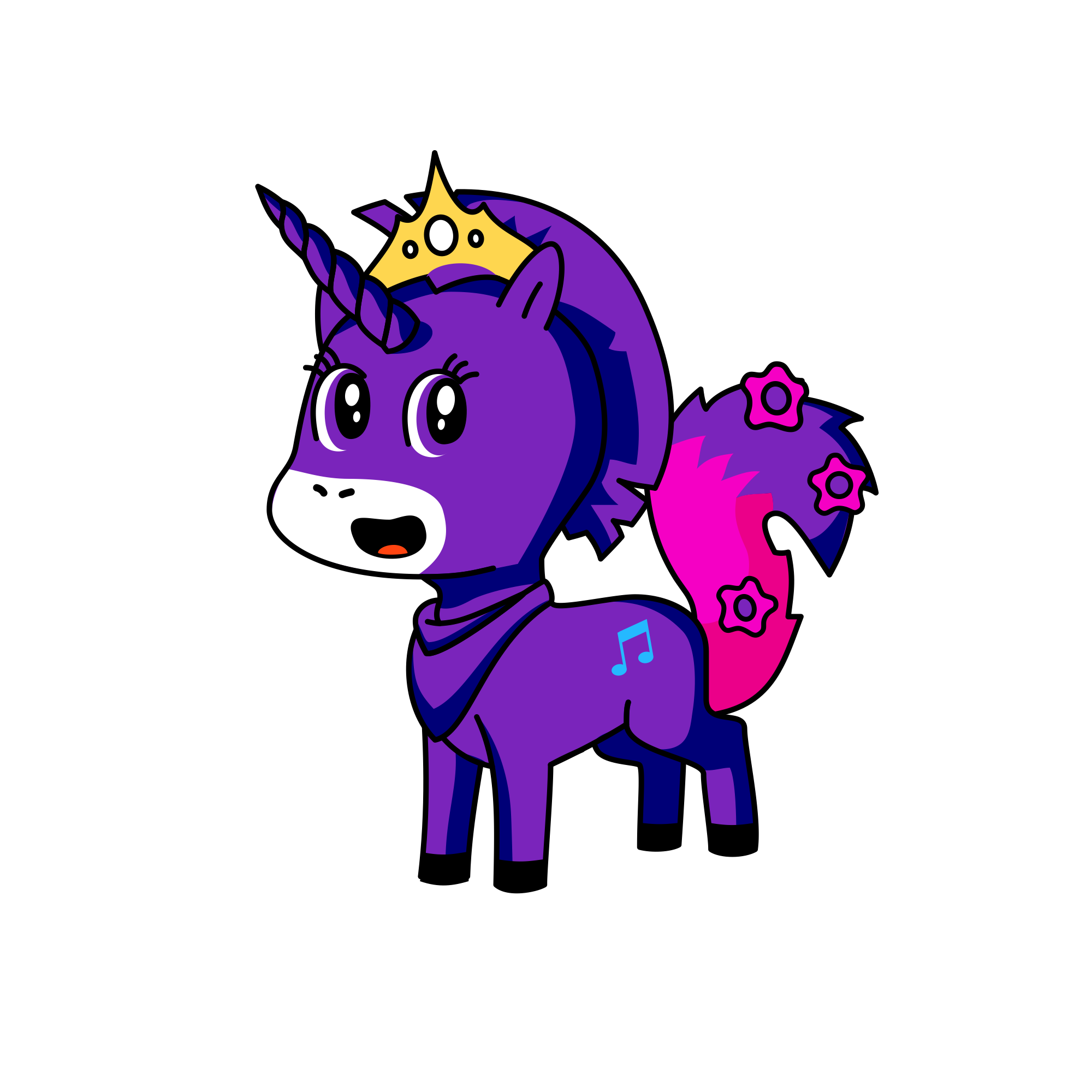 Twenvelinespaker, the unicorn