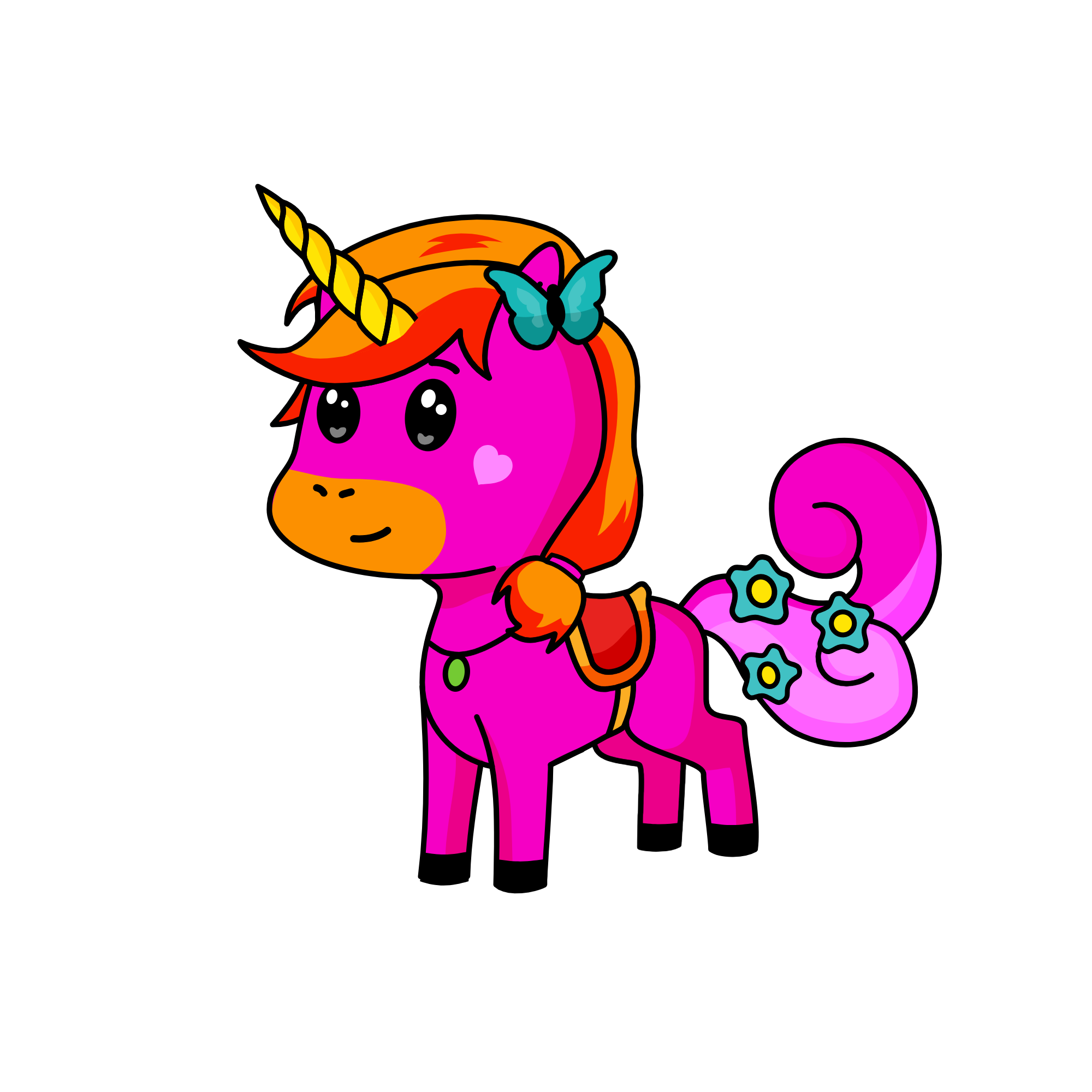 Cute Uni, the unicorn