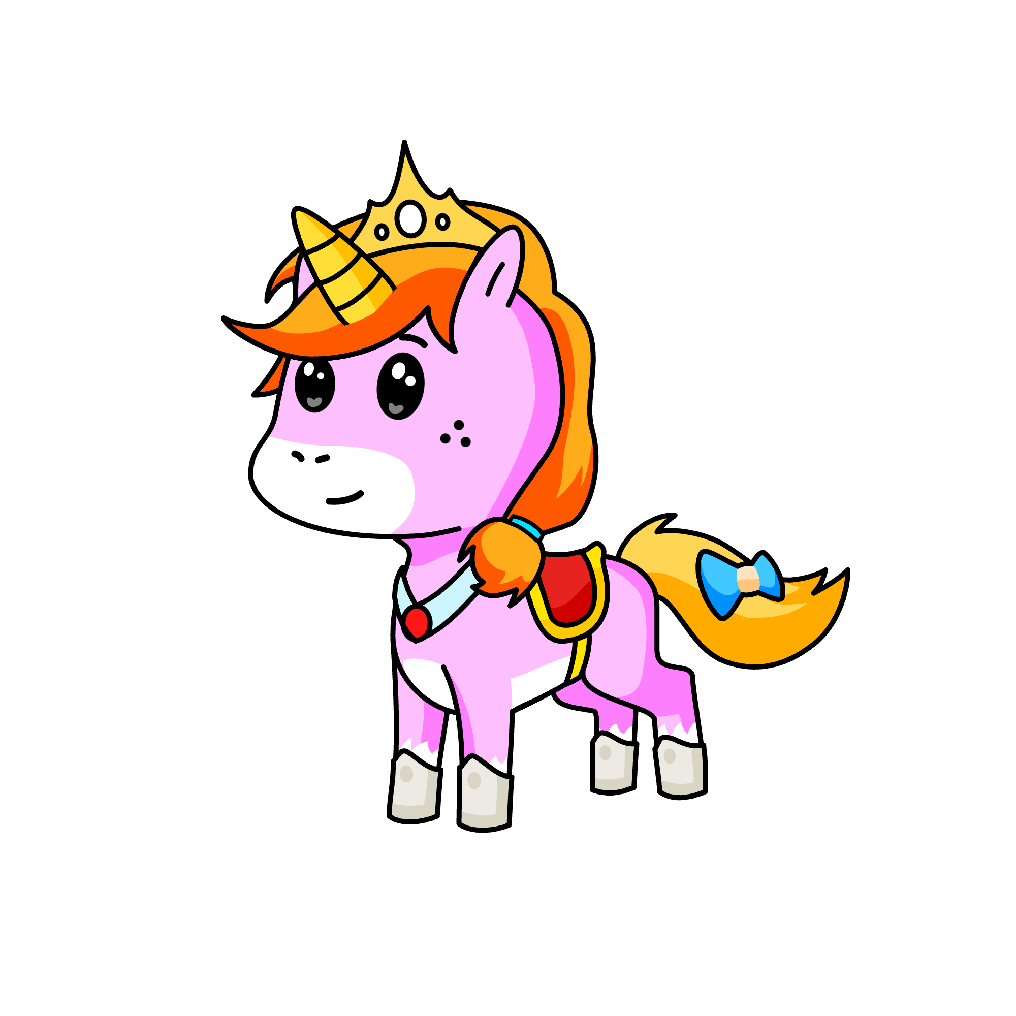 Uni the cutest, the unicorn