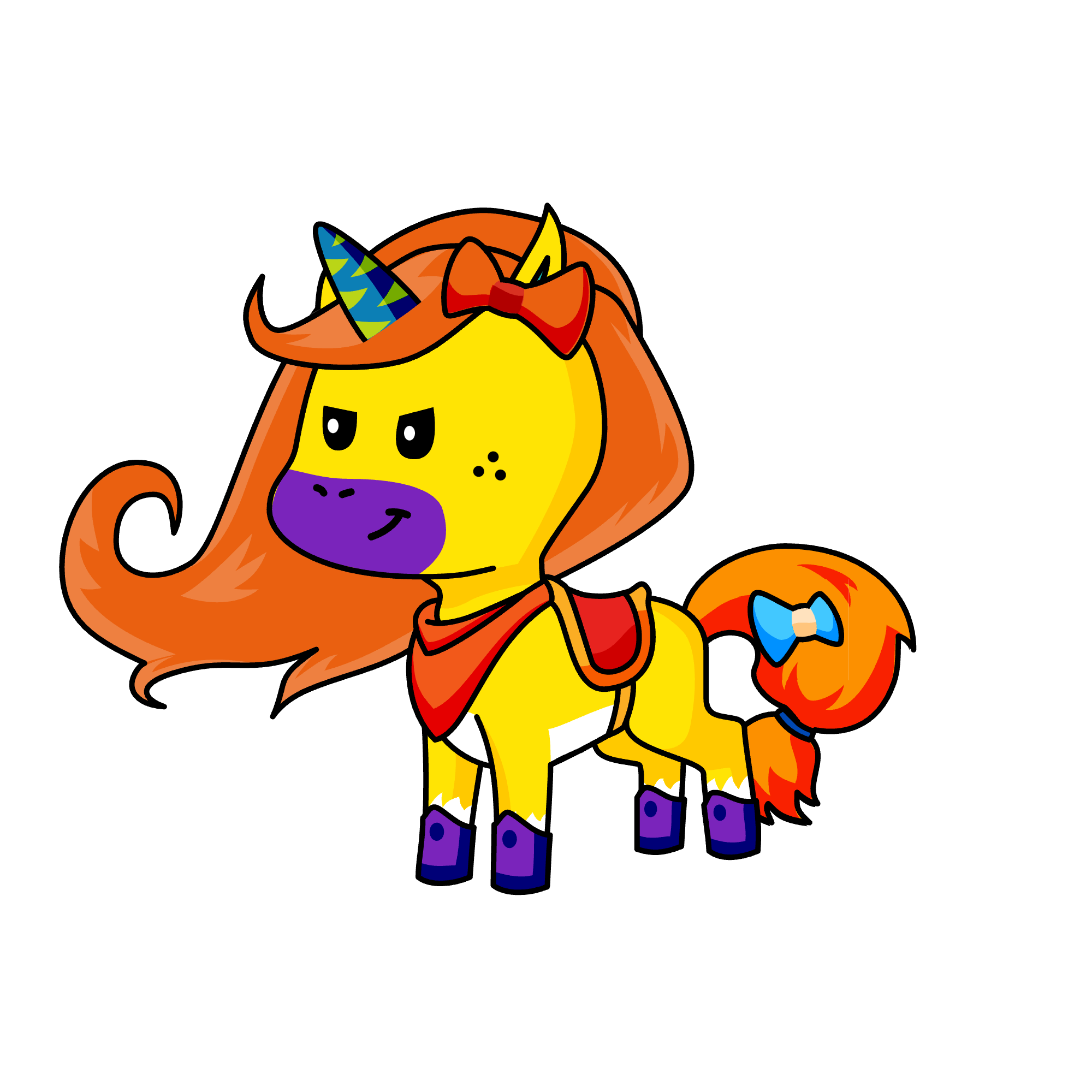 Cool, the unicorn