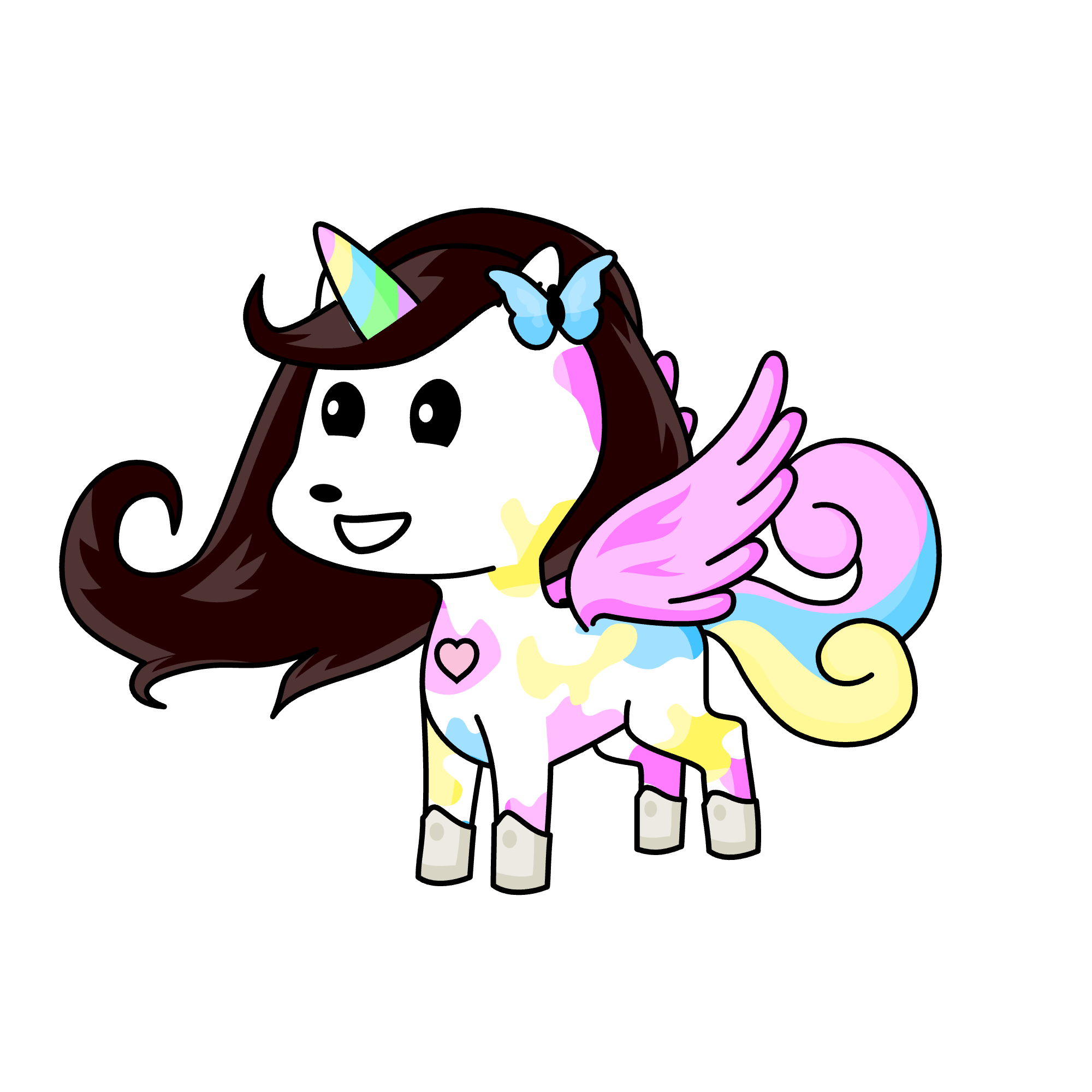 Fluffy, the unicorn