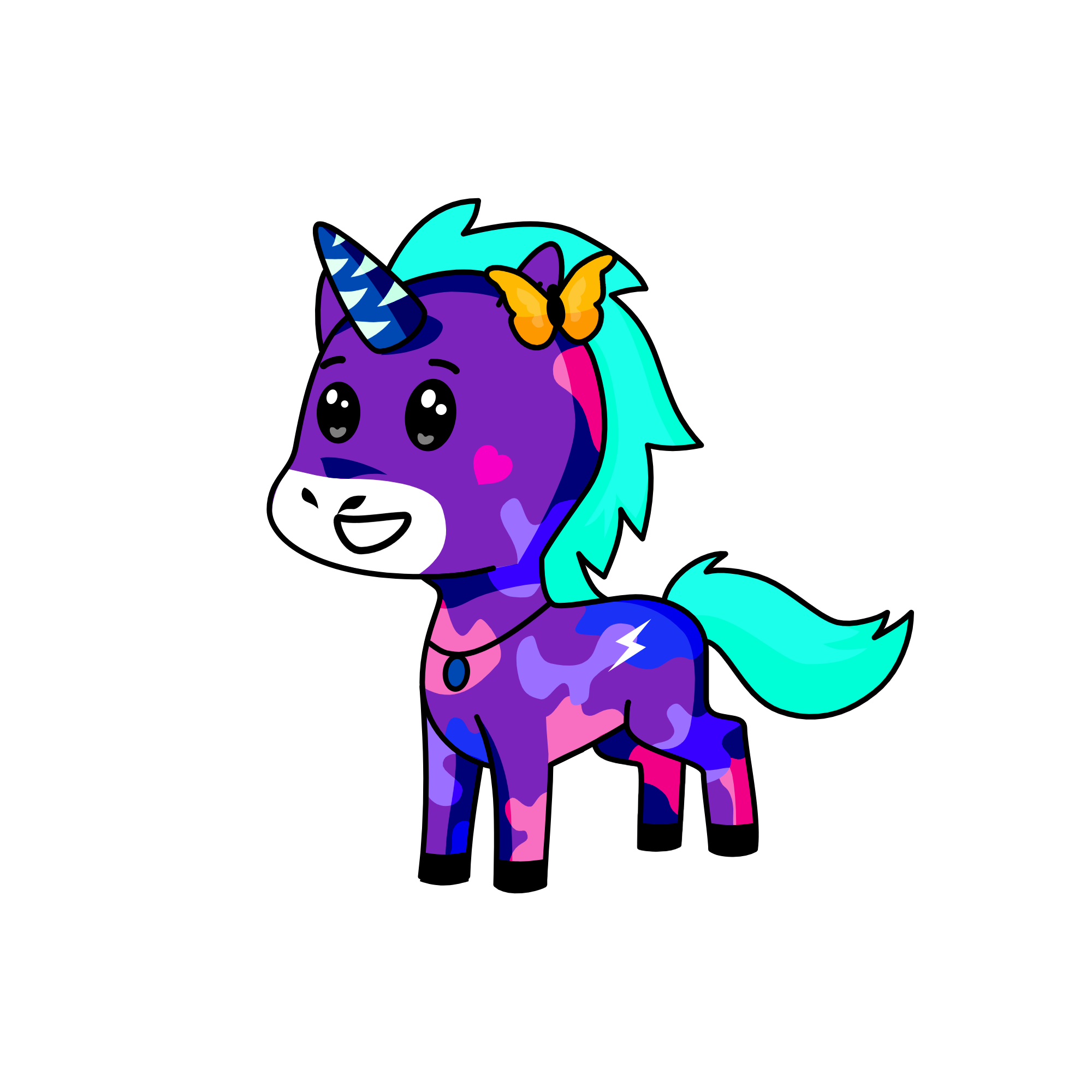 Midnight, the unicorn