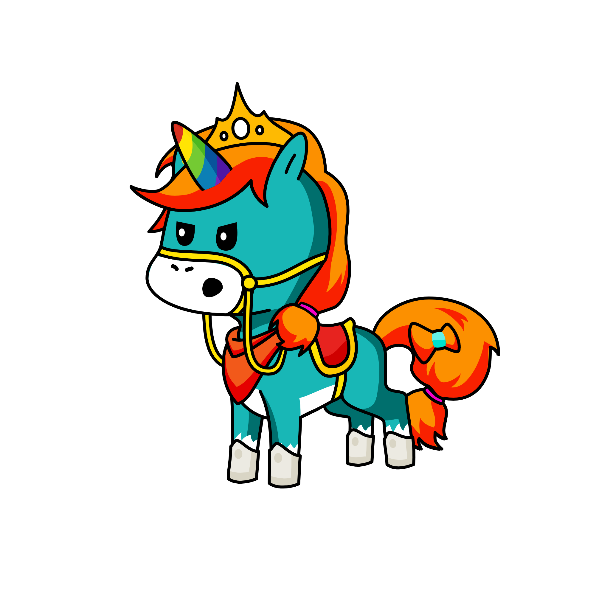 Blue Sky, the unicorn
