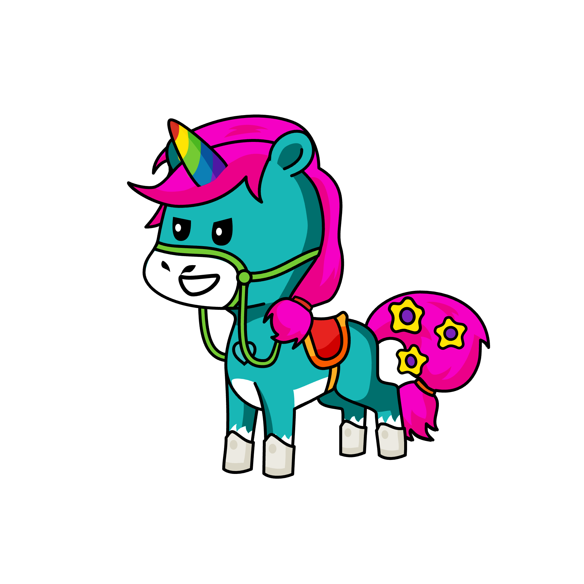 PINK, the unicorn