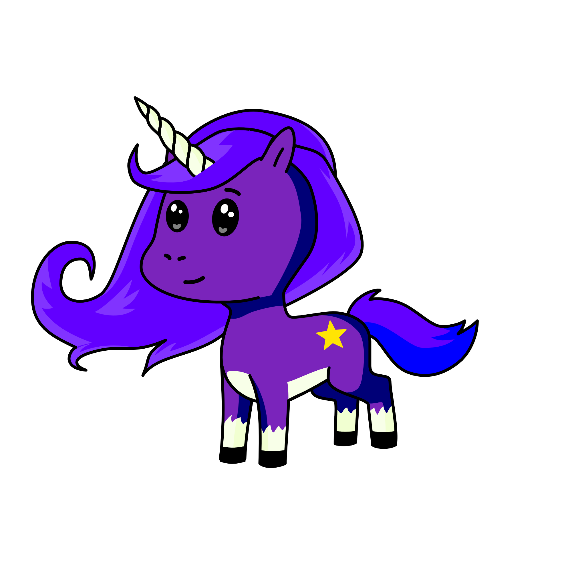 Lunar, the unicorn
