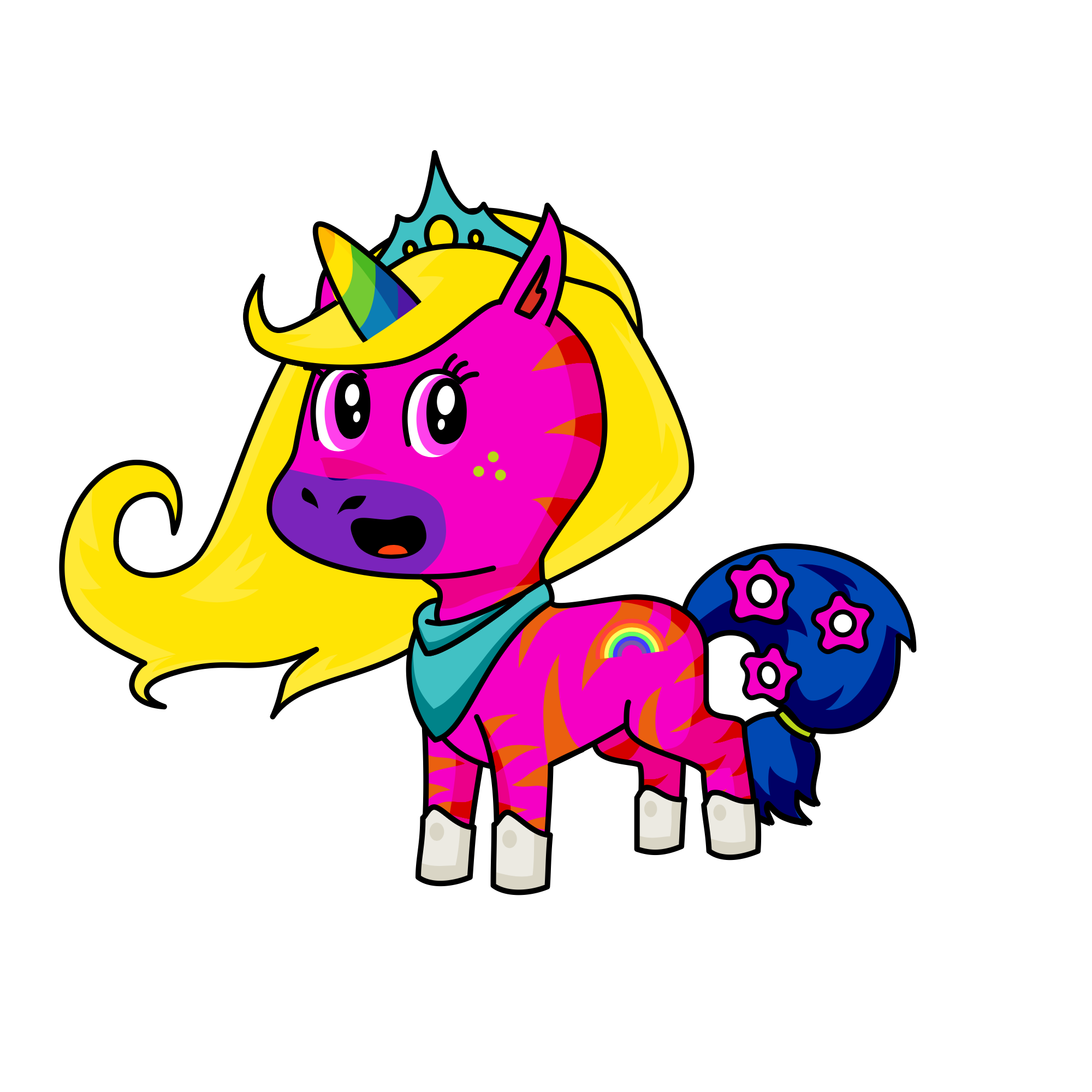 Courtney, the unicorn