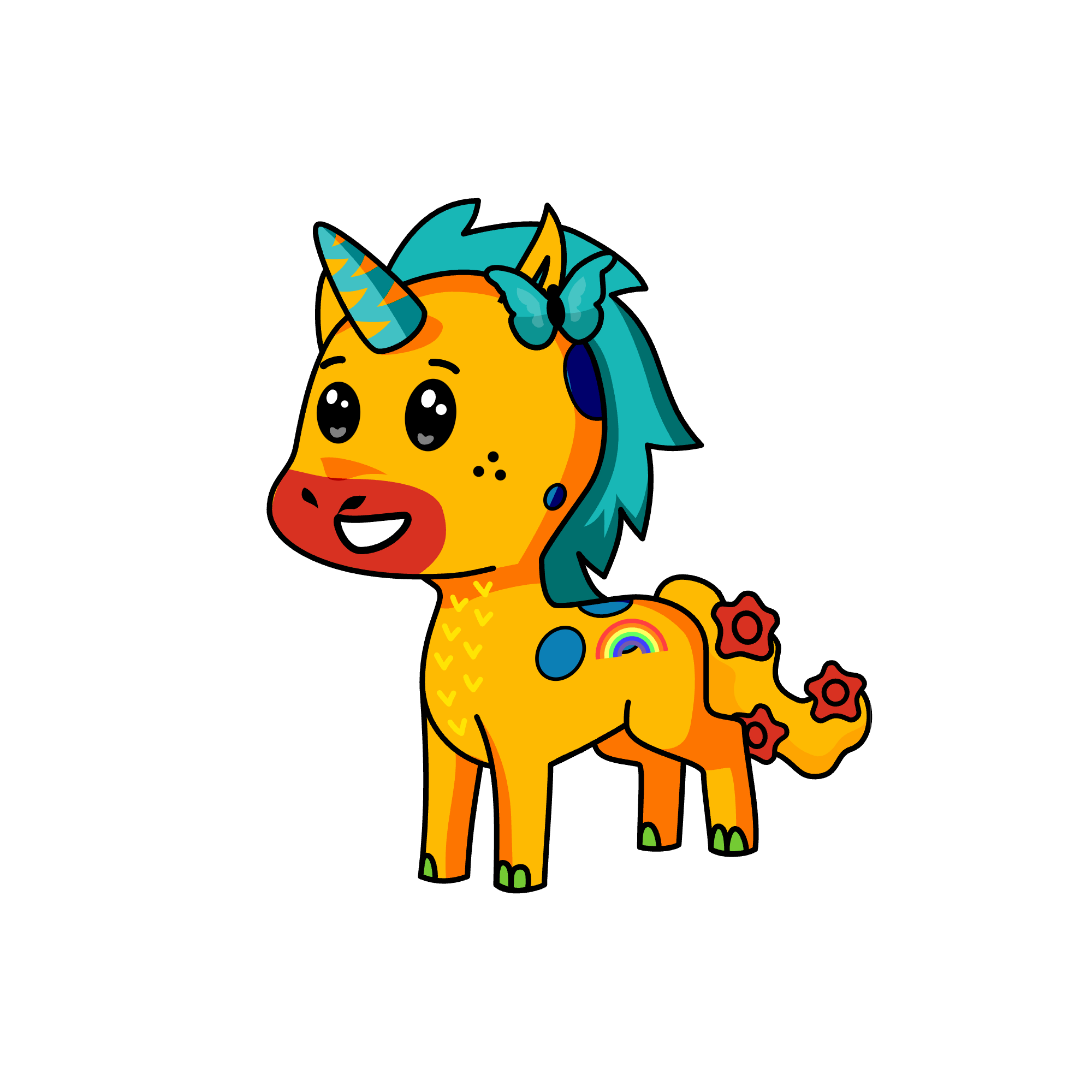 helper uni, the unicorn