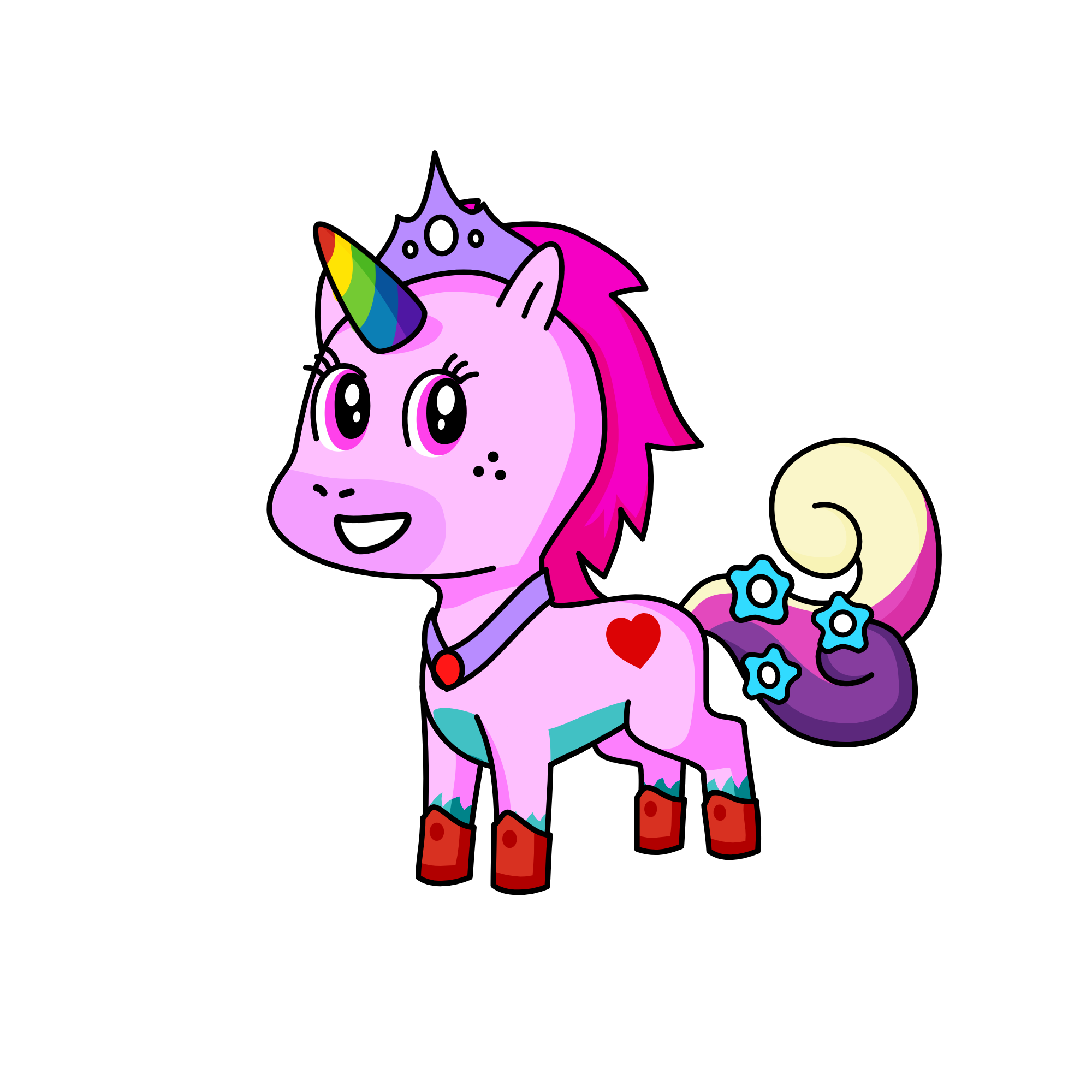 Cutie, the unicorn