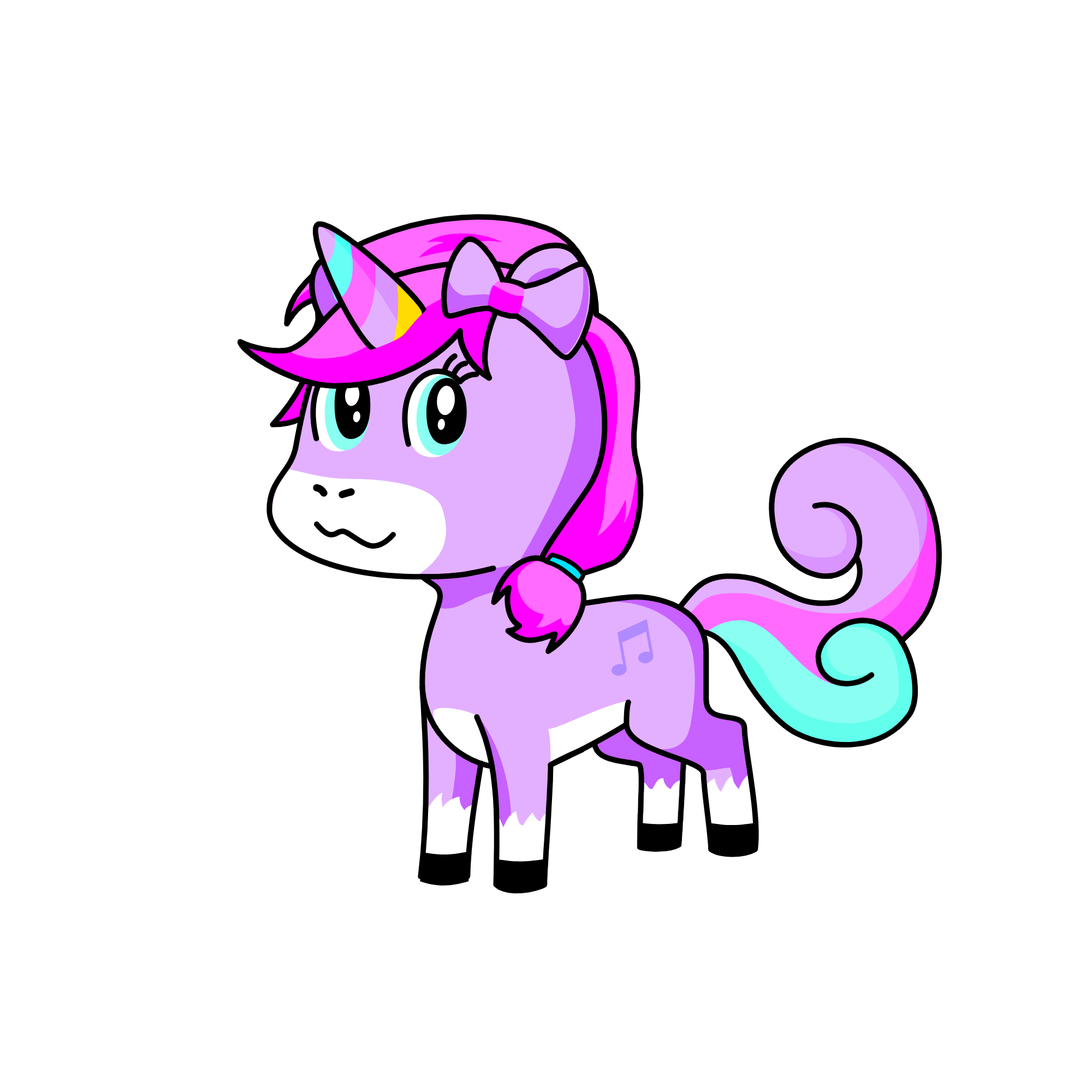 Opal Candy, the unicorn