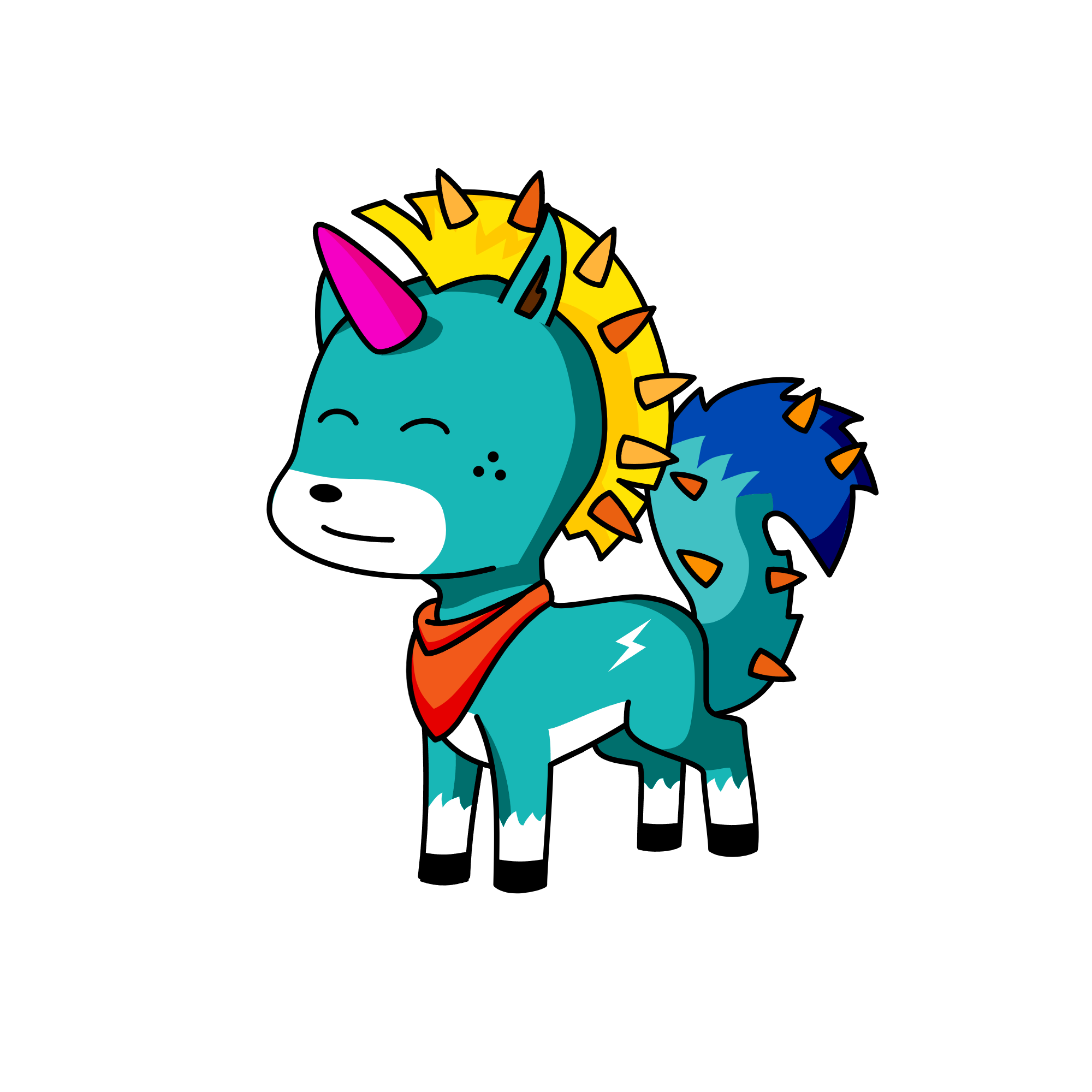 lightening, the unicorn