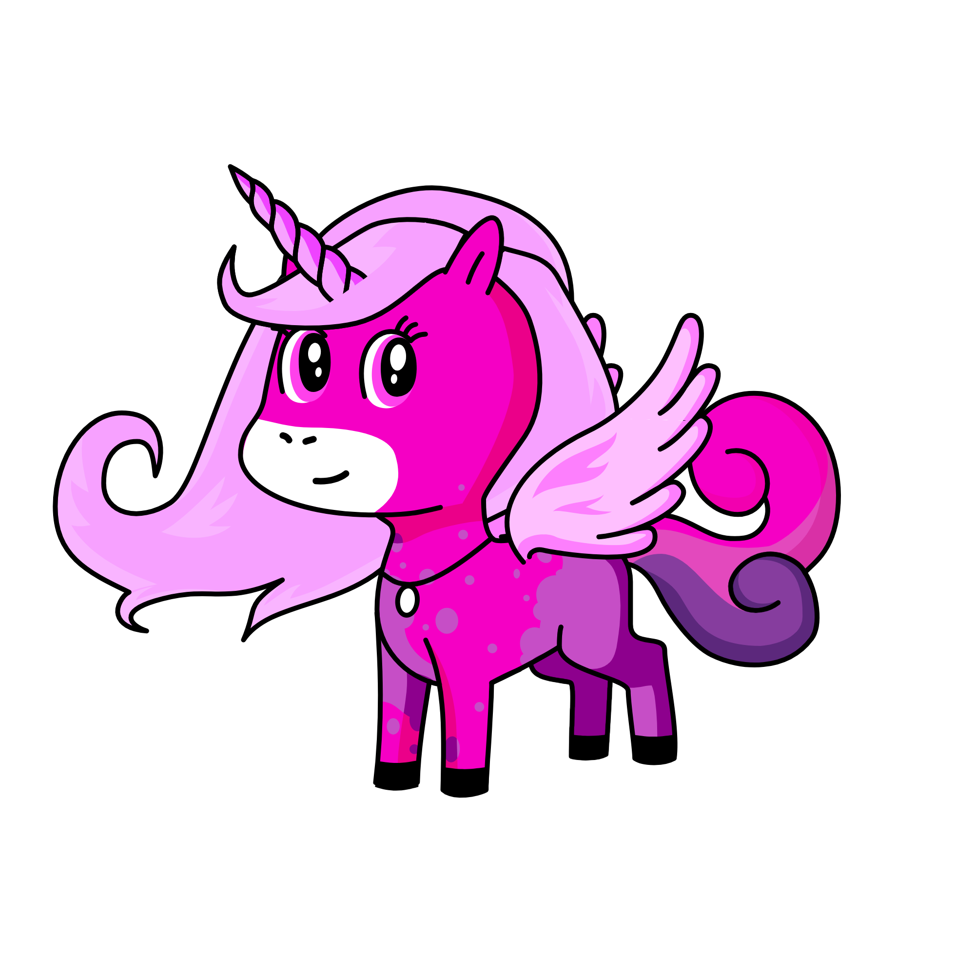 coton candy, the unicorn