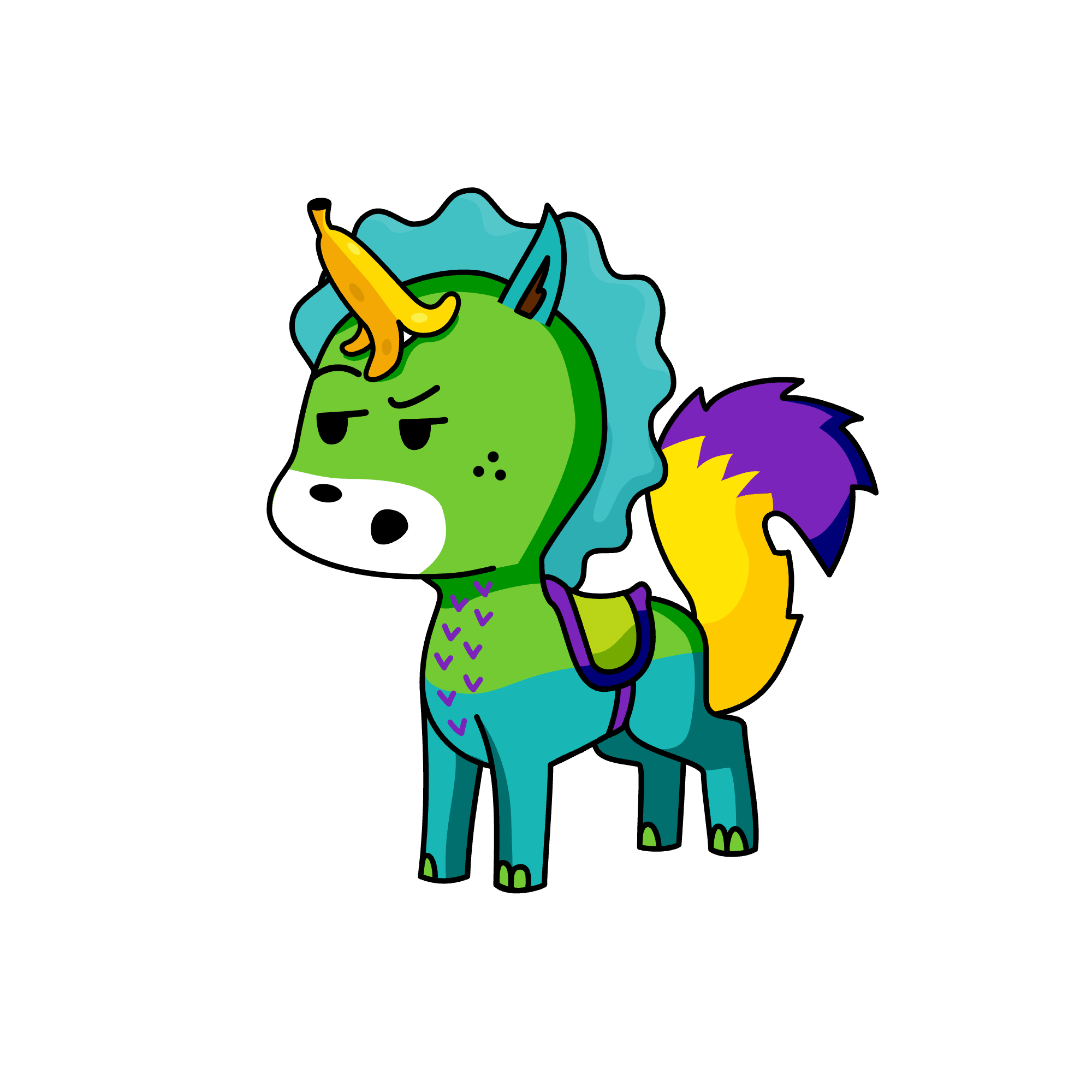 silly, the unicorn