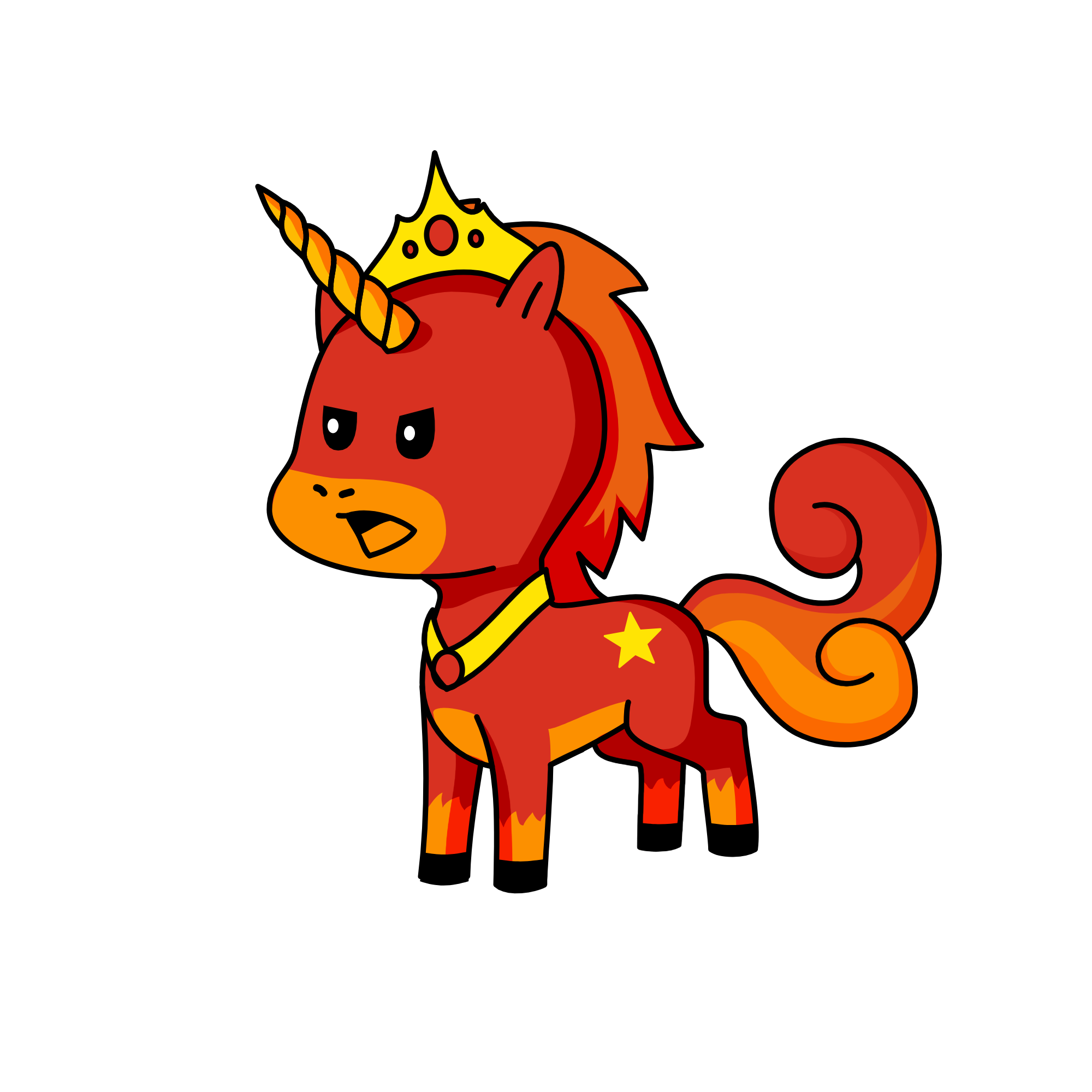 Flamicorn, the unicorn