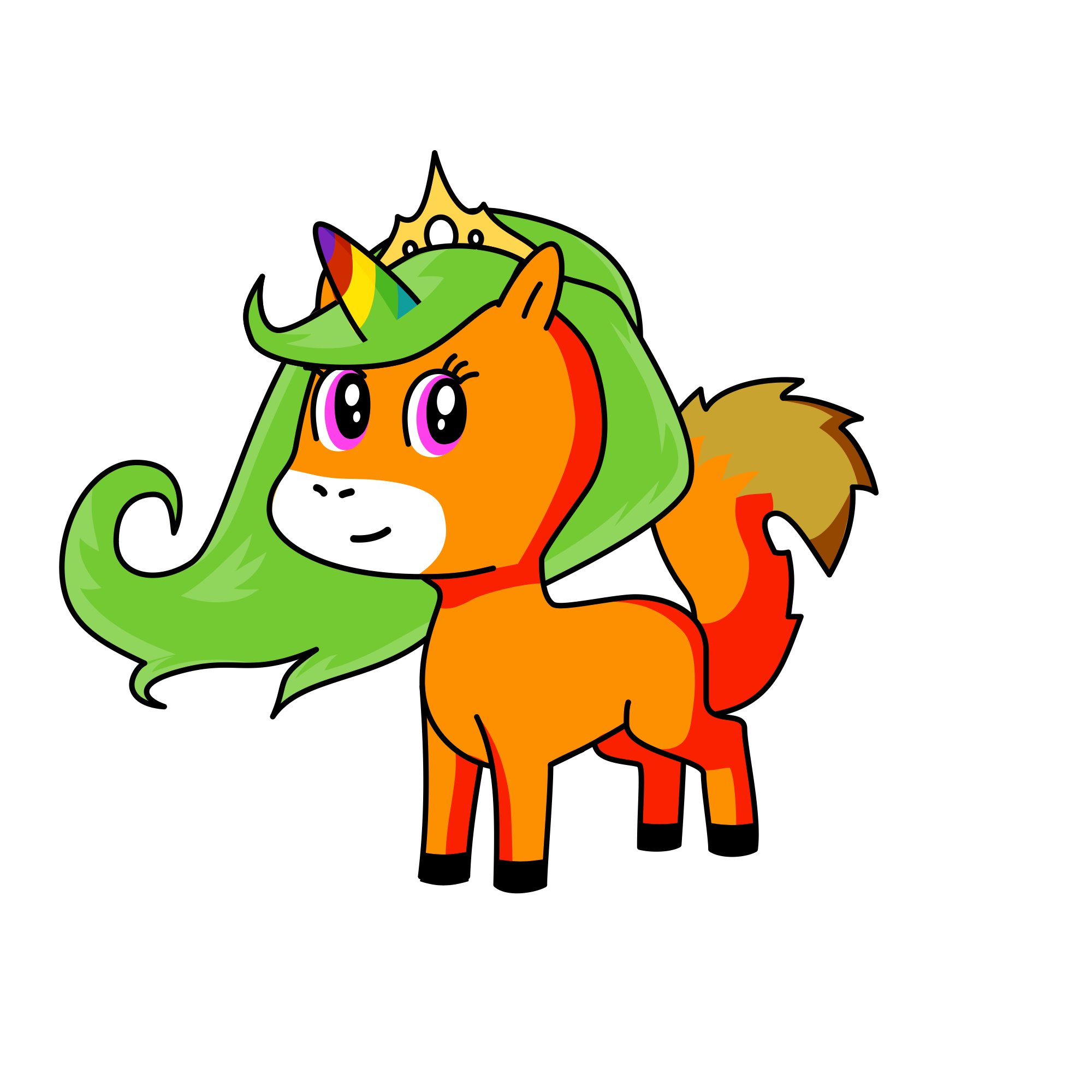 Camo, the unicorn