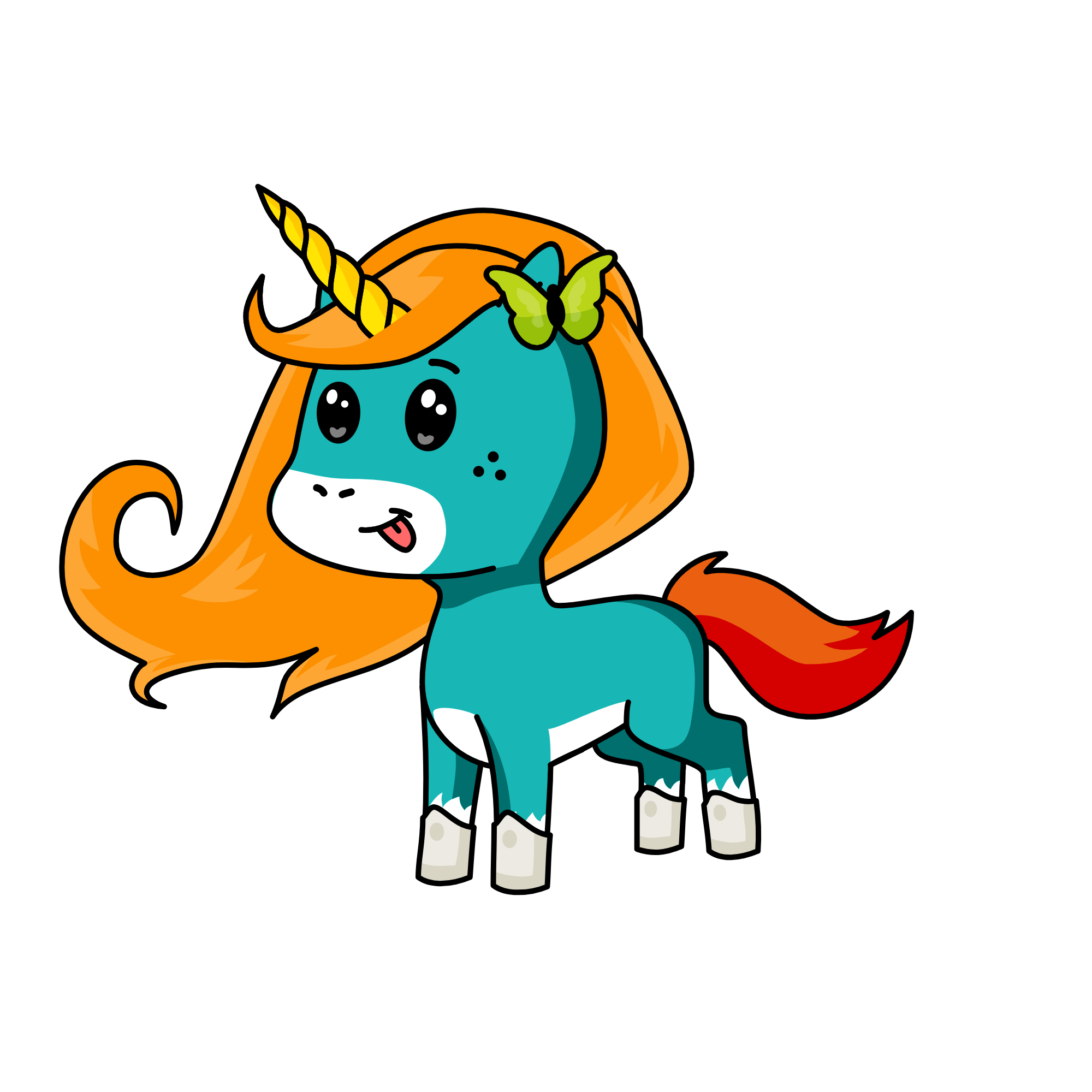 hot, the unicorn