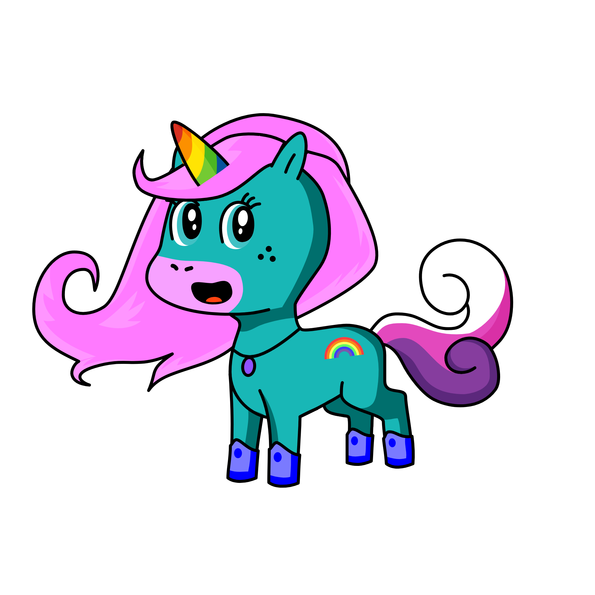 Rainbow Sparkles, the unicorn