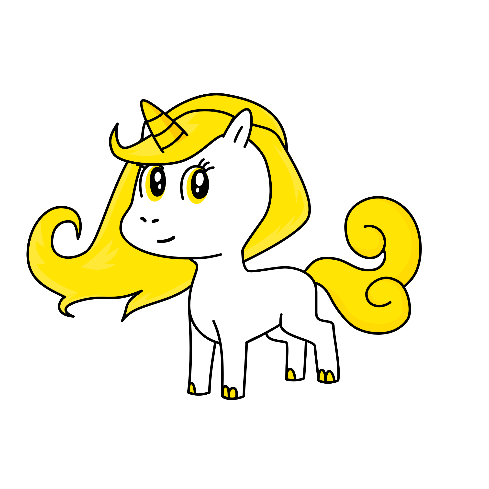 Goldie Locks, the unicorn