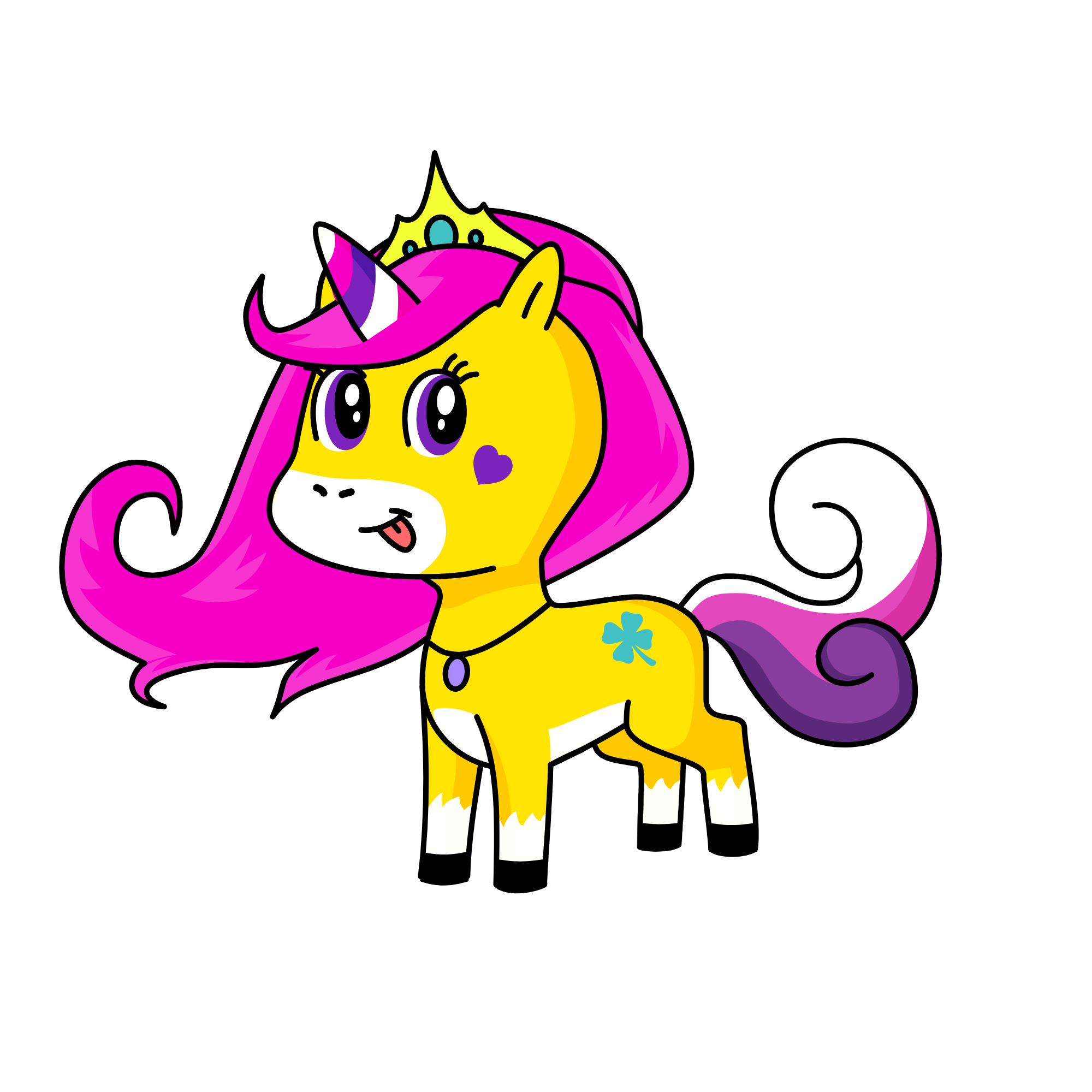 PinkyPieNumber2, the unicorn