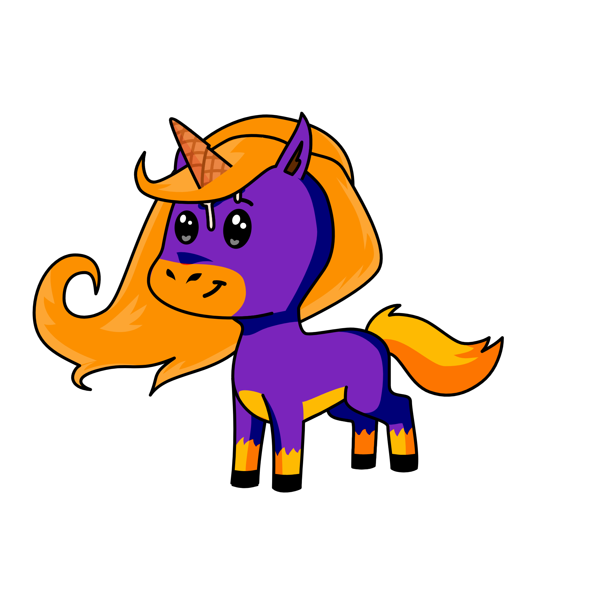 0123456789#z, the unicorn