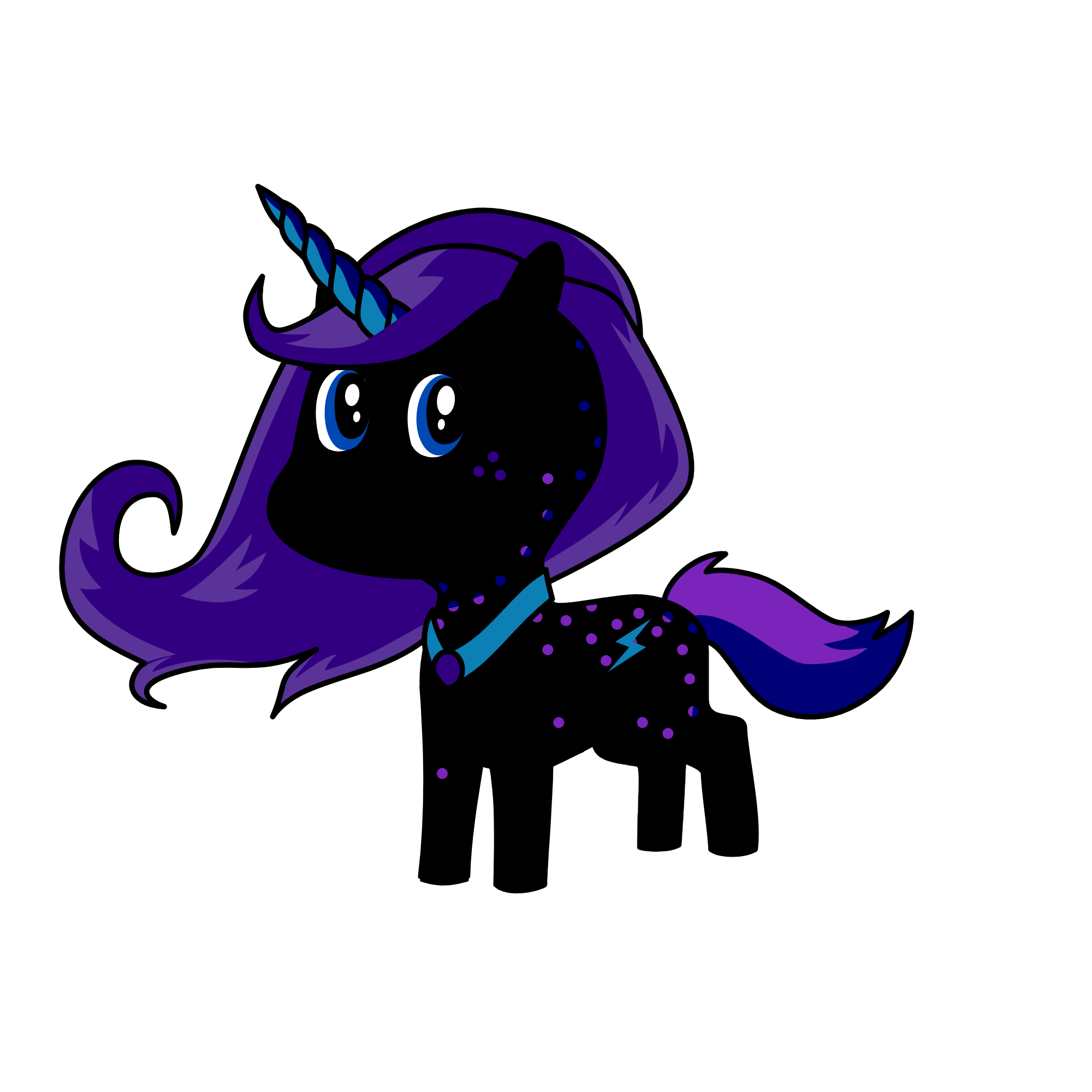 Luna , the unicorn
