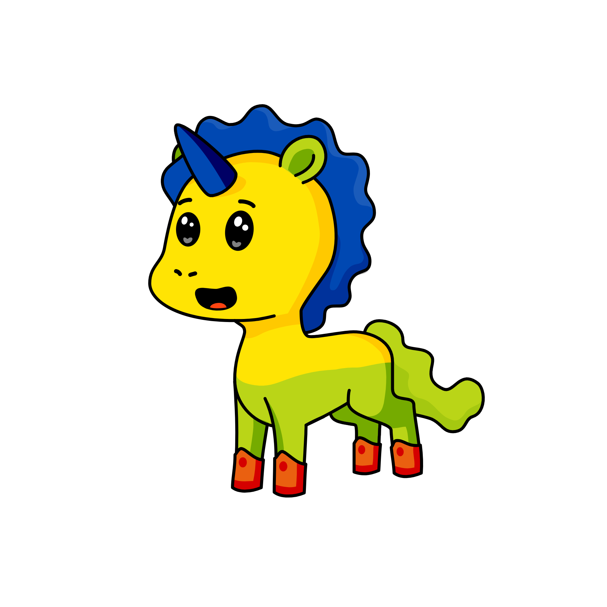 marge simpson, the unicorn