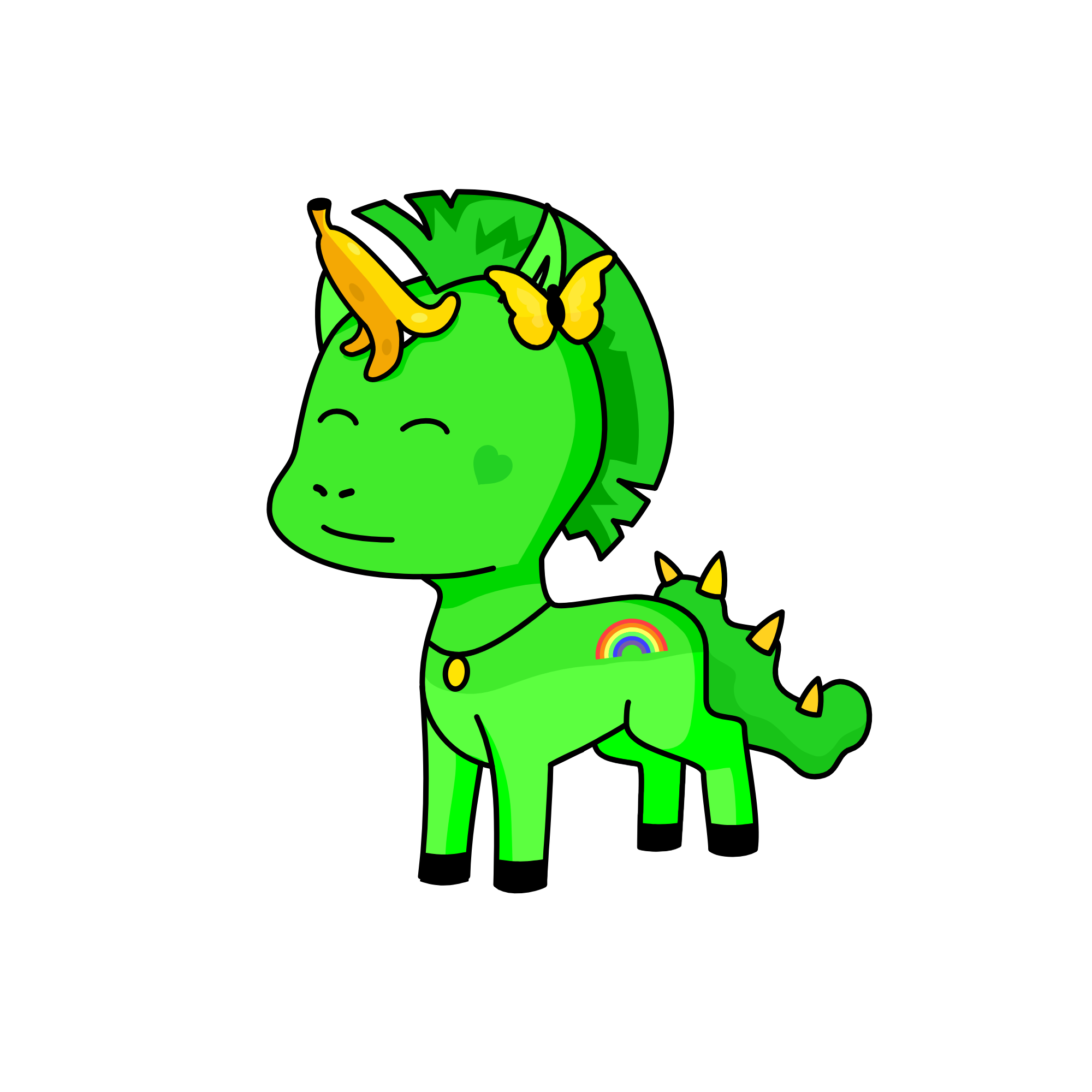 caca coco's creation, the unicorn