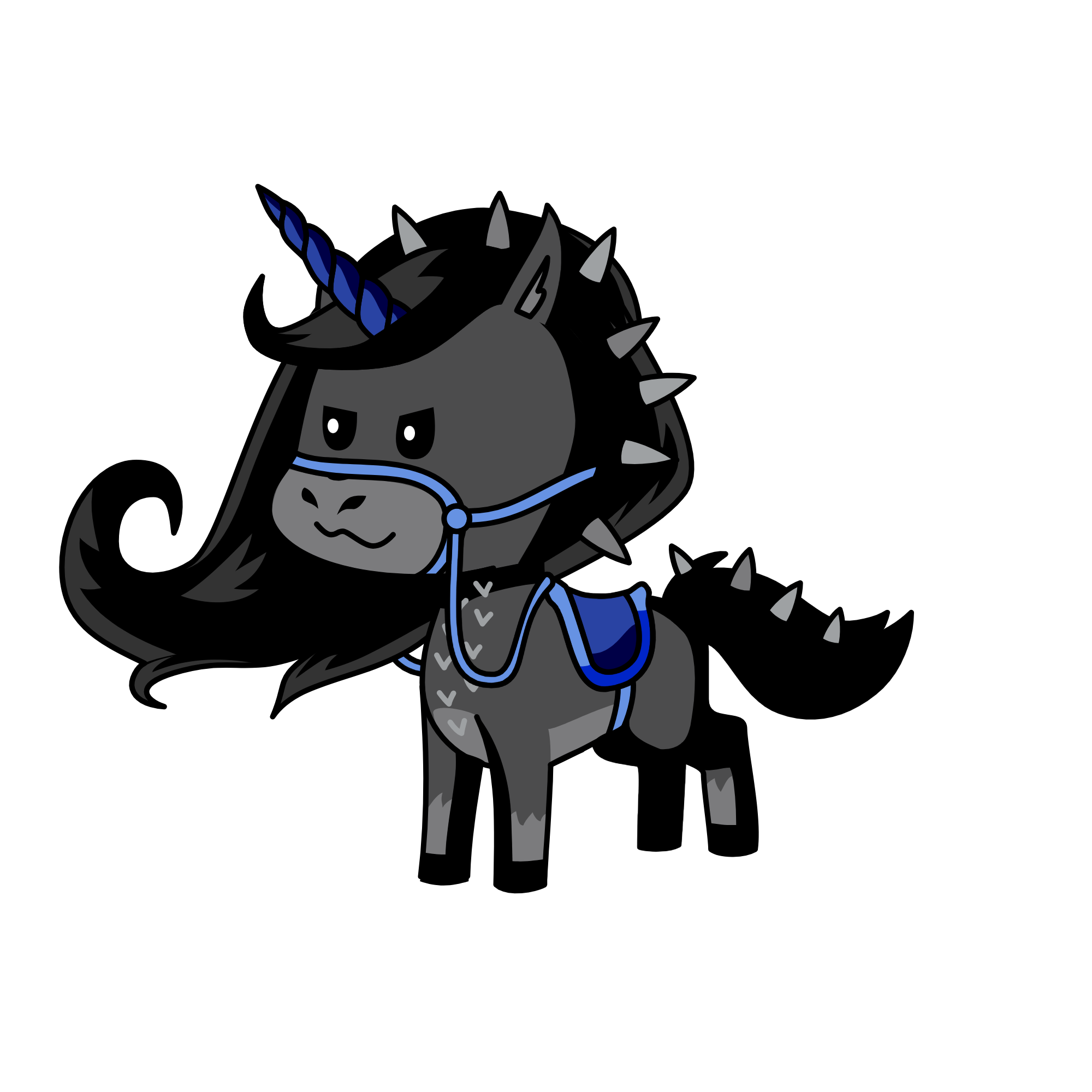 emo punk unicorn, the unicorn