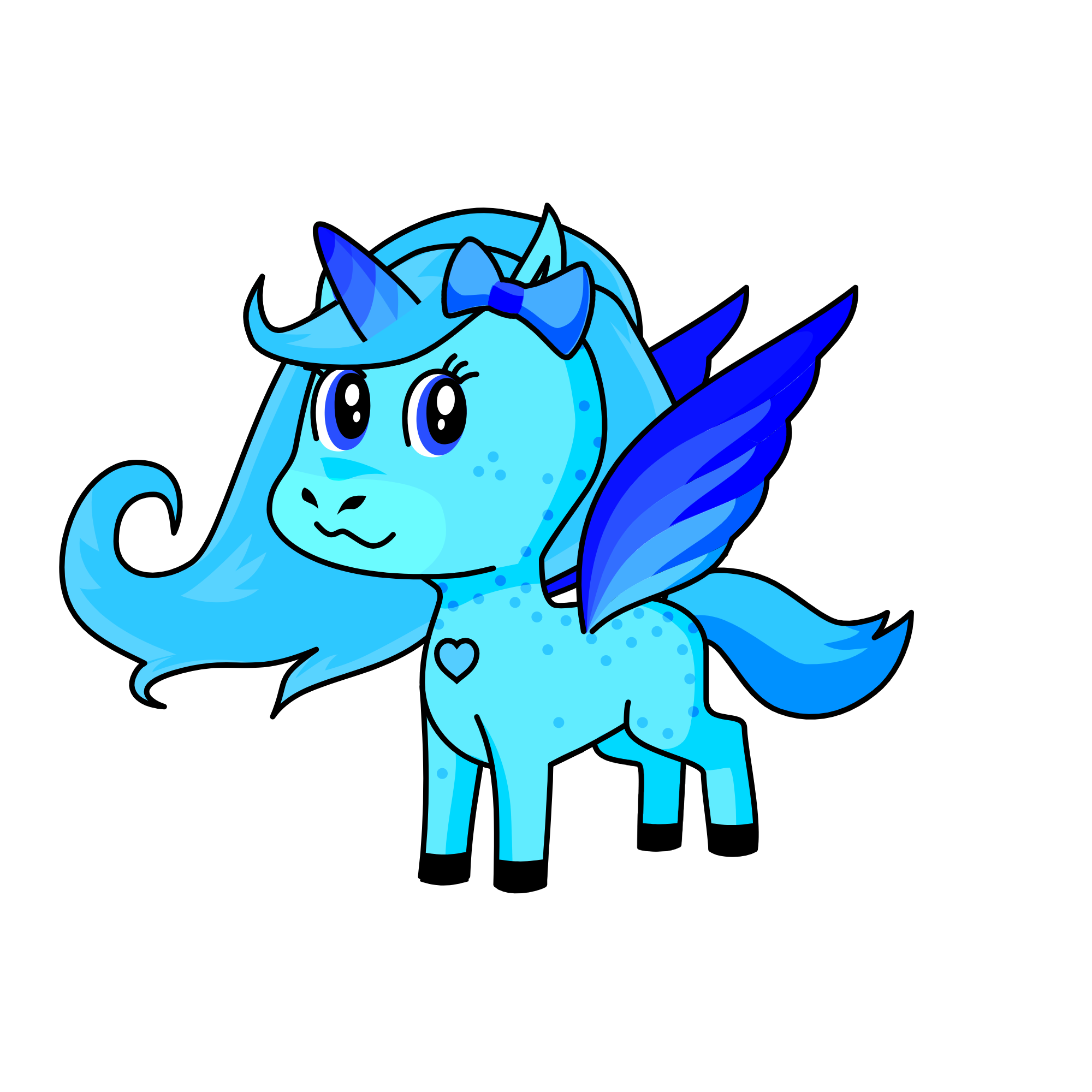 blueberry crap, the unicorn