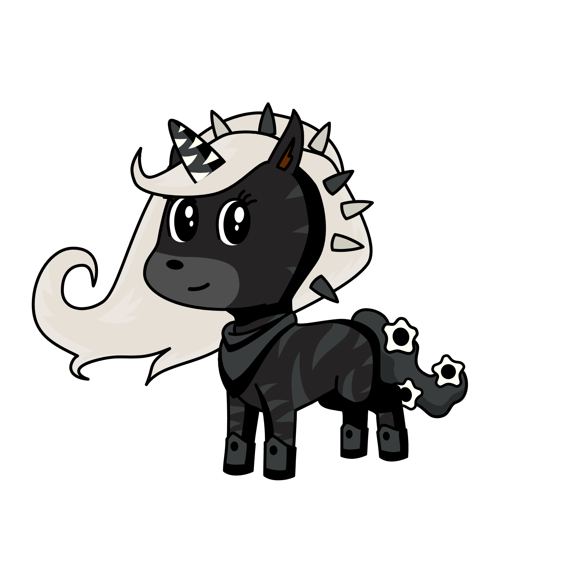 Darky, the unicorn