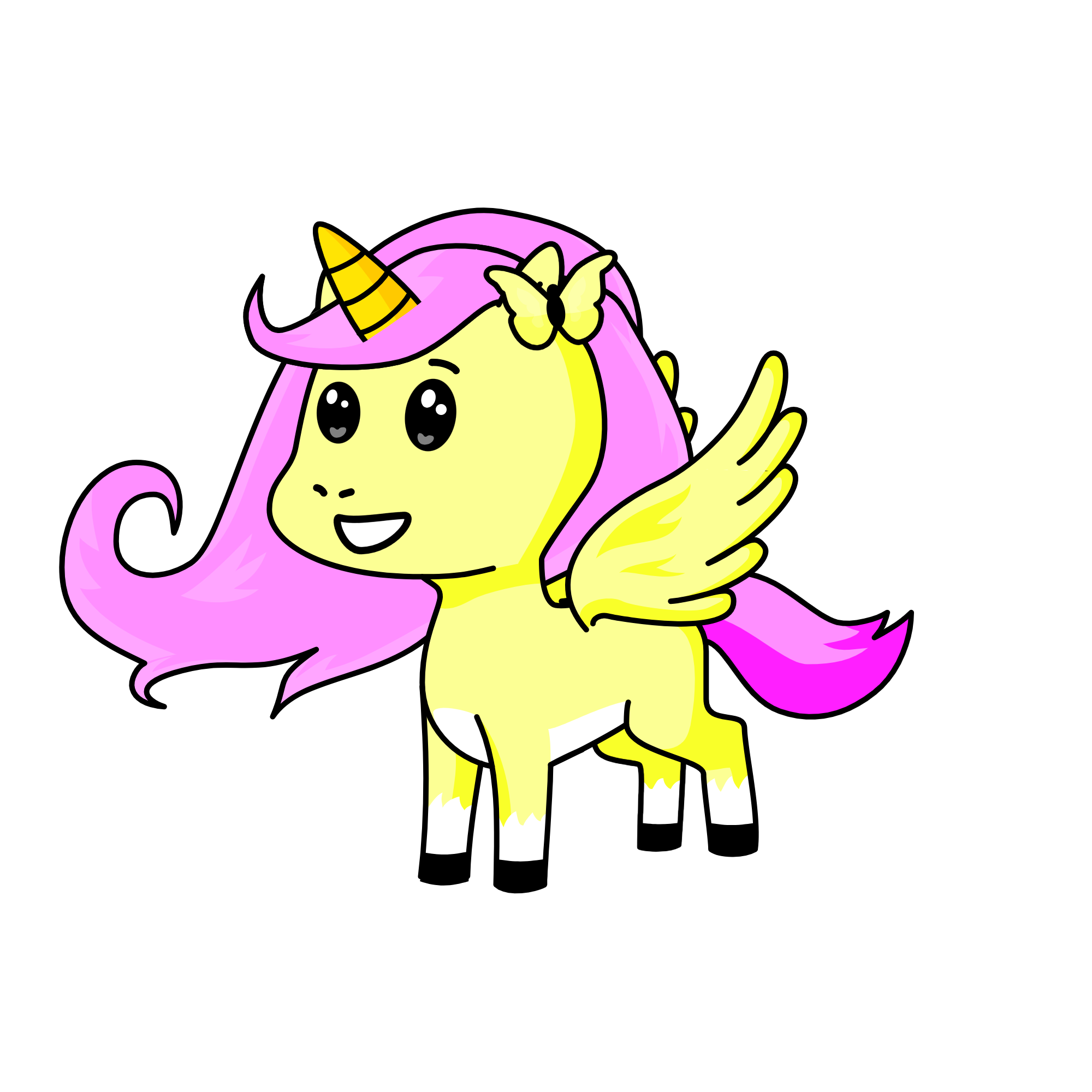 Fluttershy, the unicorn