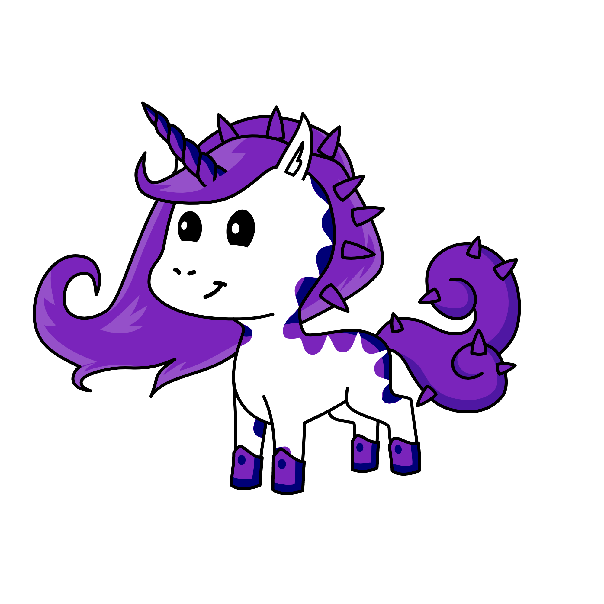 Remake of the Cornify Unicorn, the unicorn