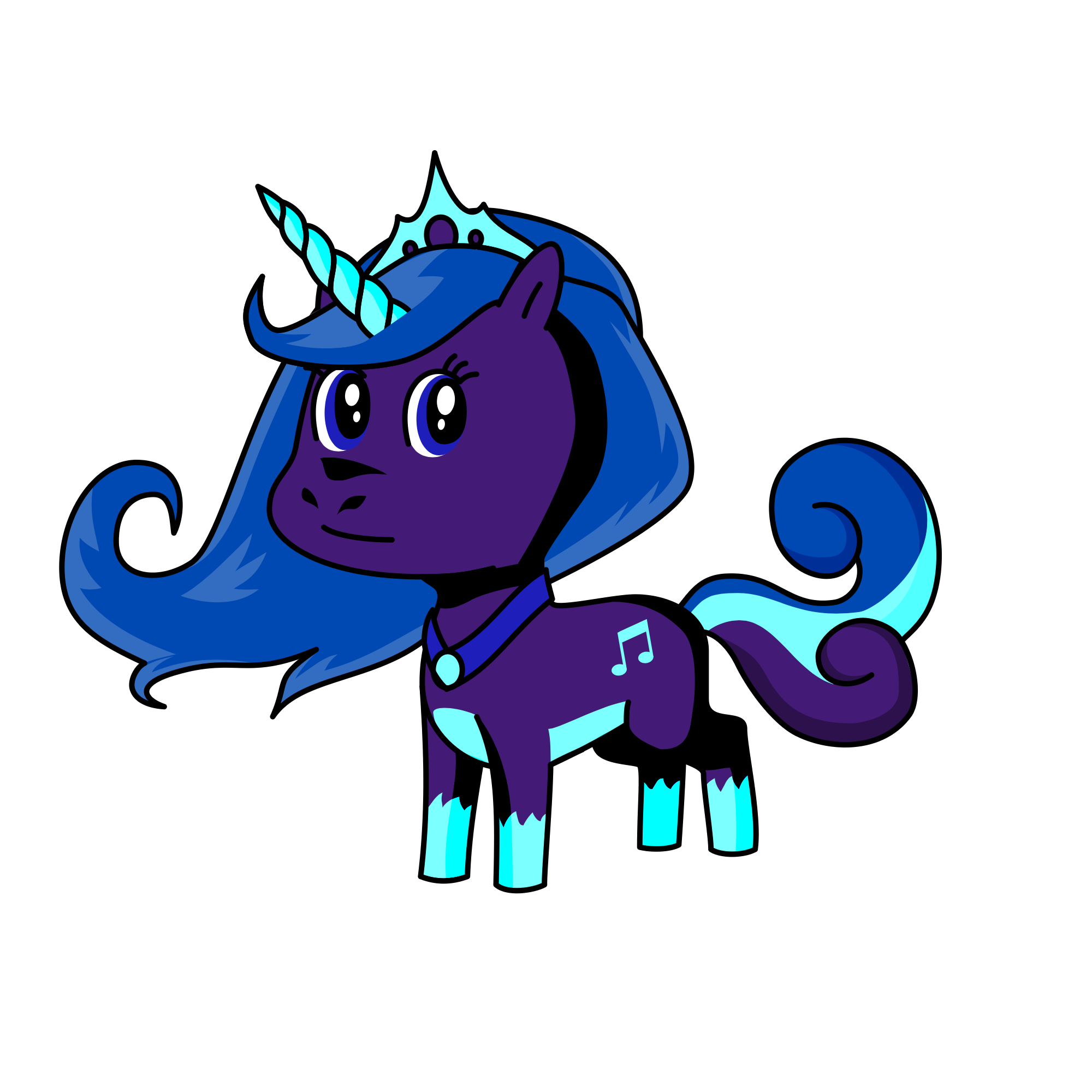 Dusk, the unicorn