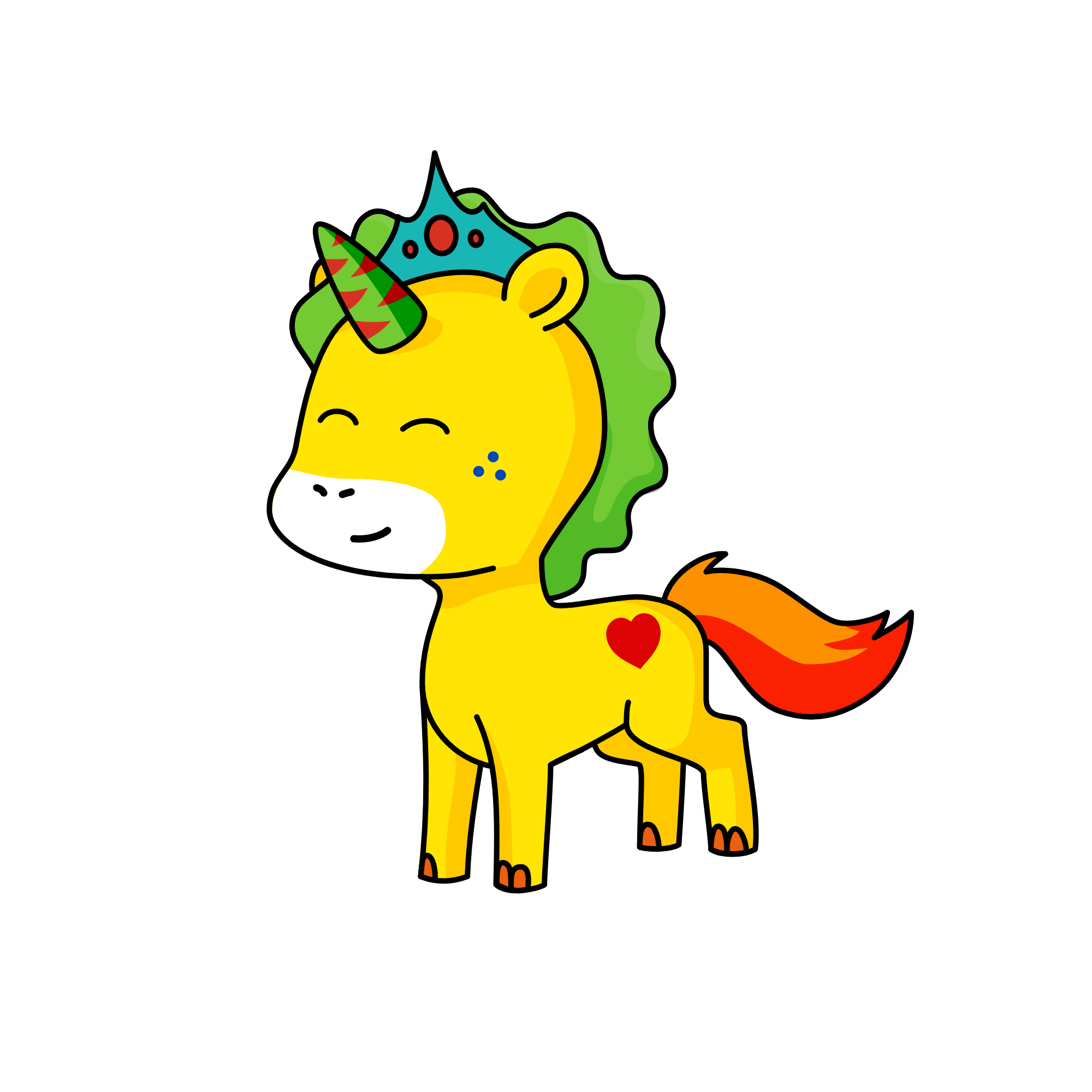 Stardust, the unicorn