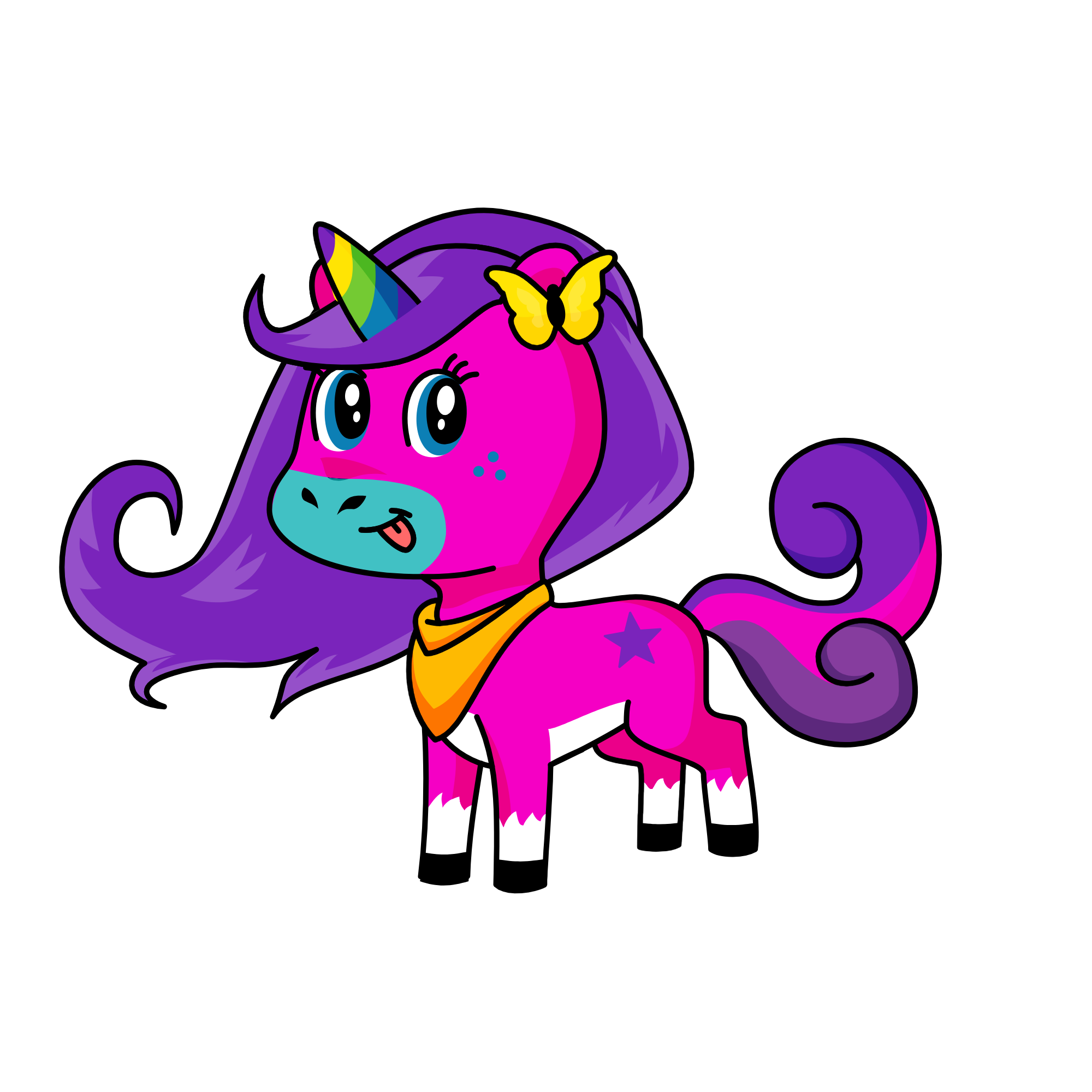 Miss H , the unicorn