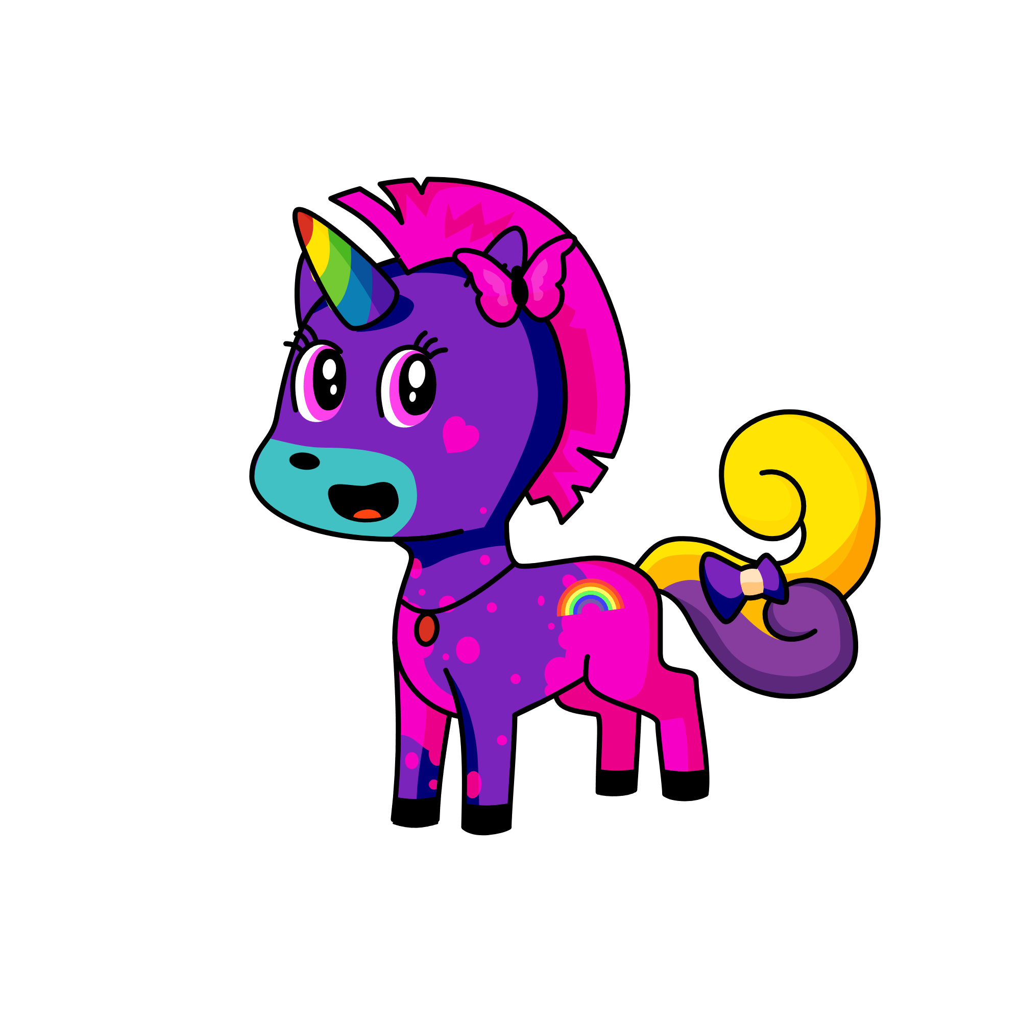 Popochan, the unicorn