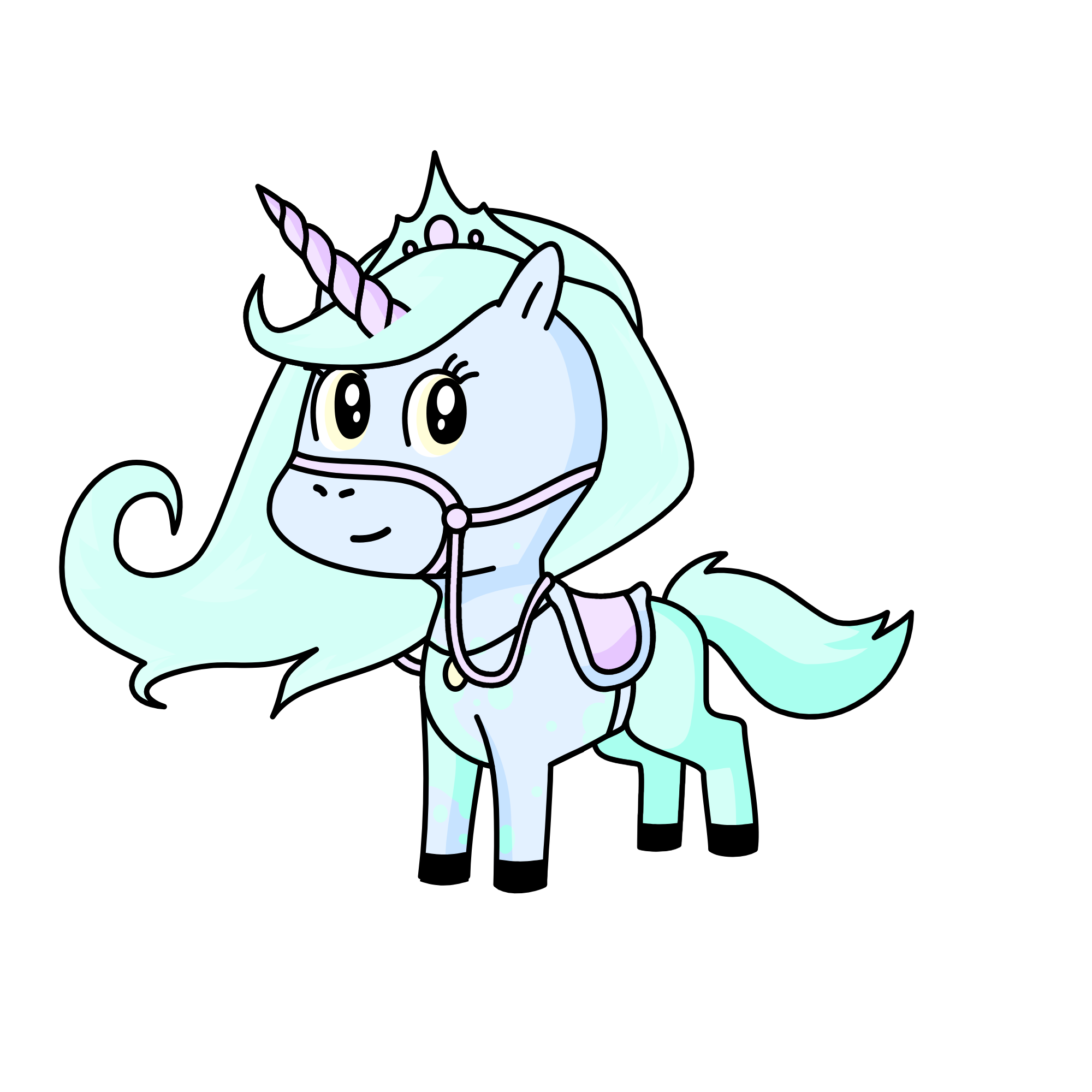 pastel , the unicorn