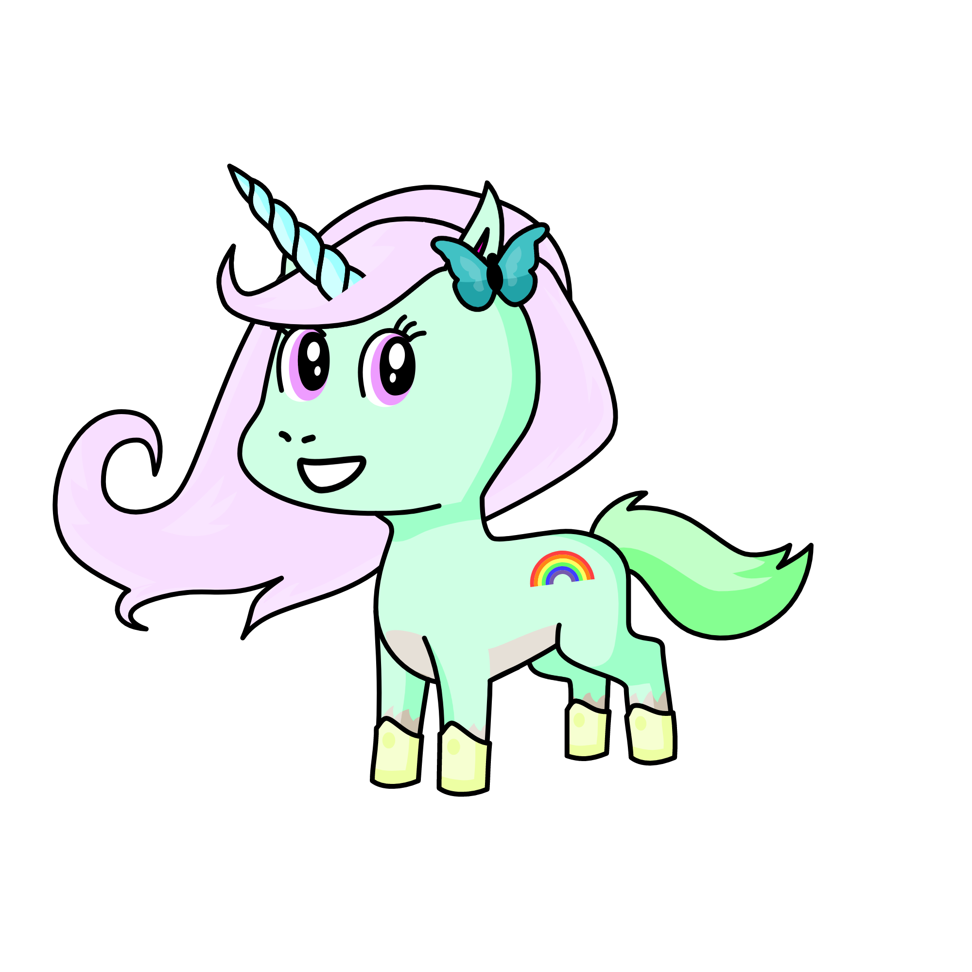 Pastel, the unicorn