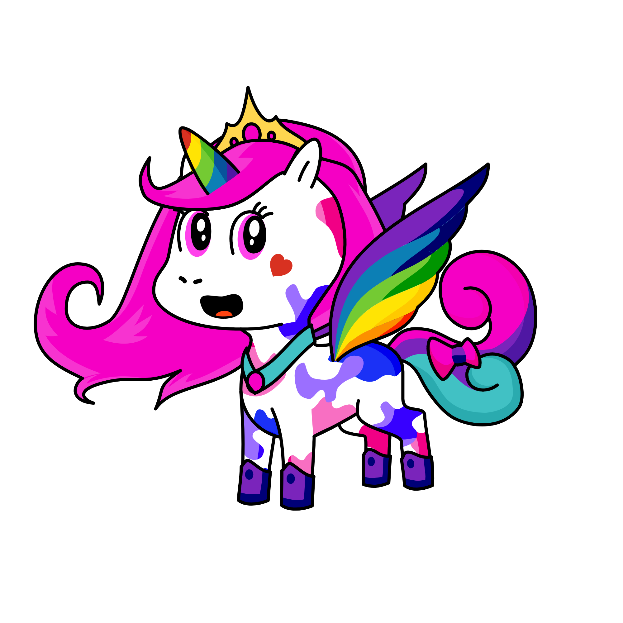 Best unicorn in the whole wide world/bestie, the unicorn
