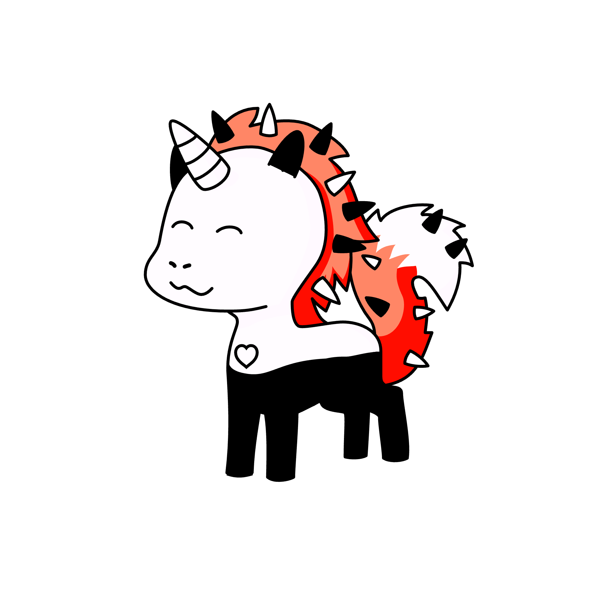 enbyfox!!, the unicorn