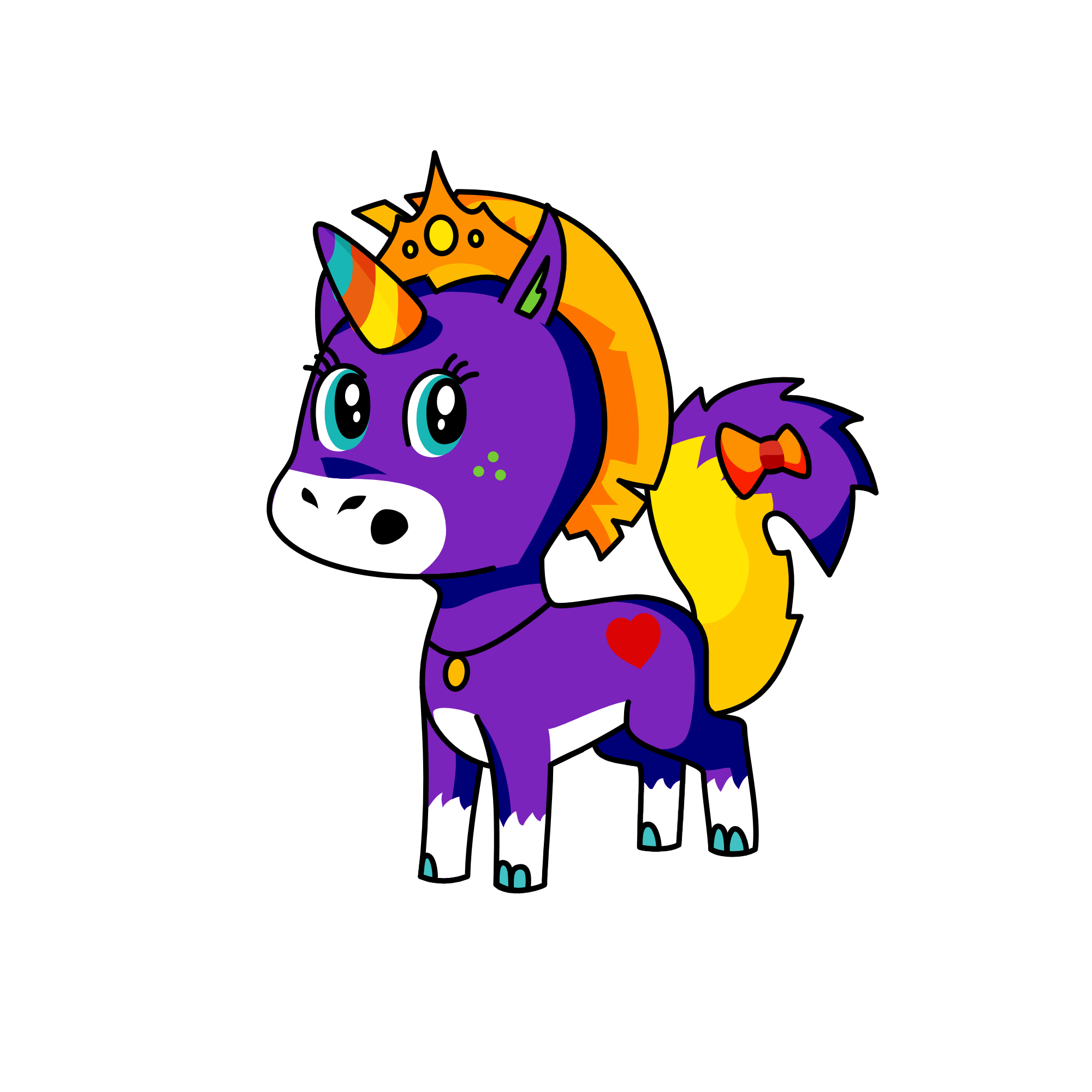 Travel Queen, the unicorn